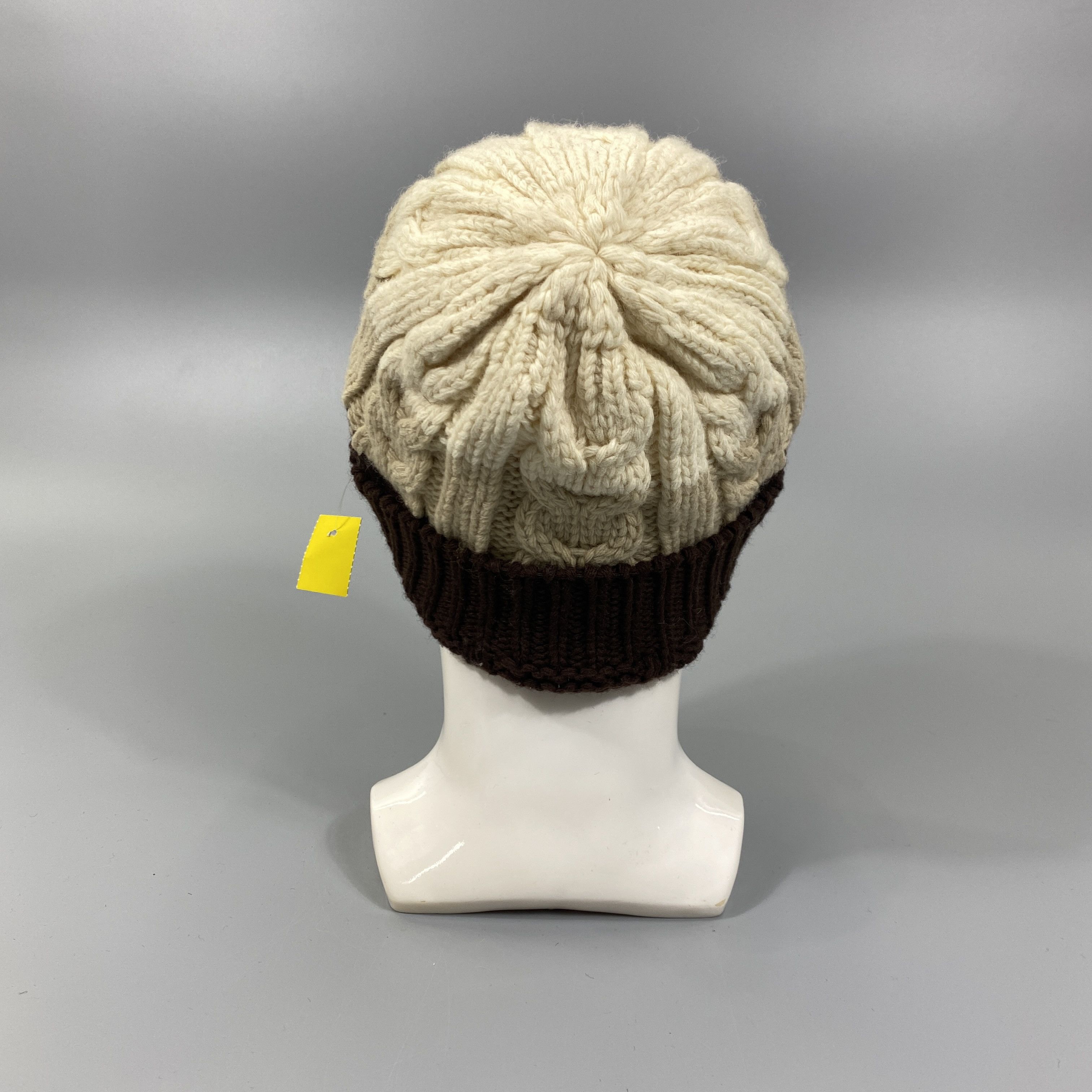 Vintage Stripes Knitted Snow Cap Hat -BN665 Size ONE SIZE - 3 Thumbnail