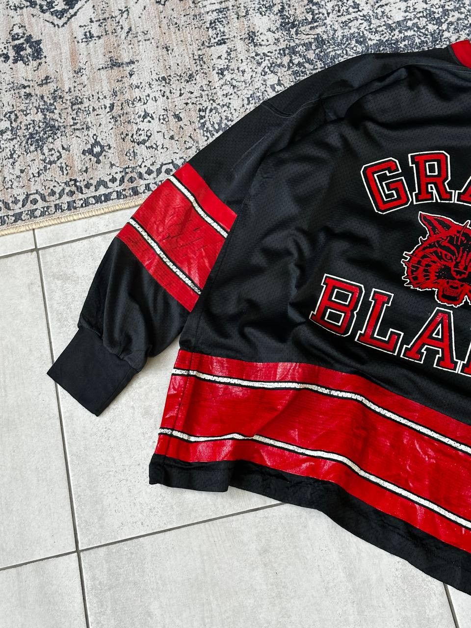 Vintage Vintage 80s Grand Blanc University Jersey Size US L / EU 52-54 / 3 - 6 Thumbnail