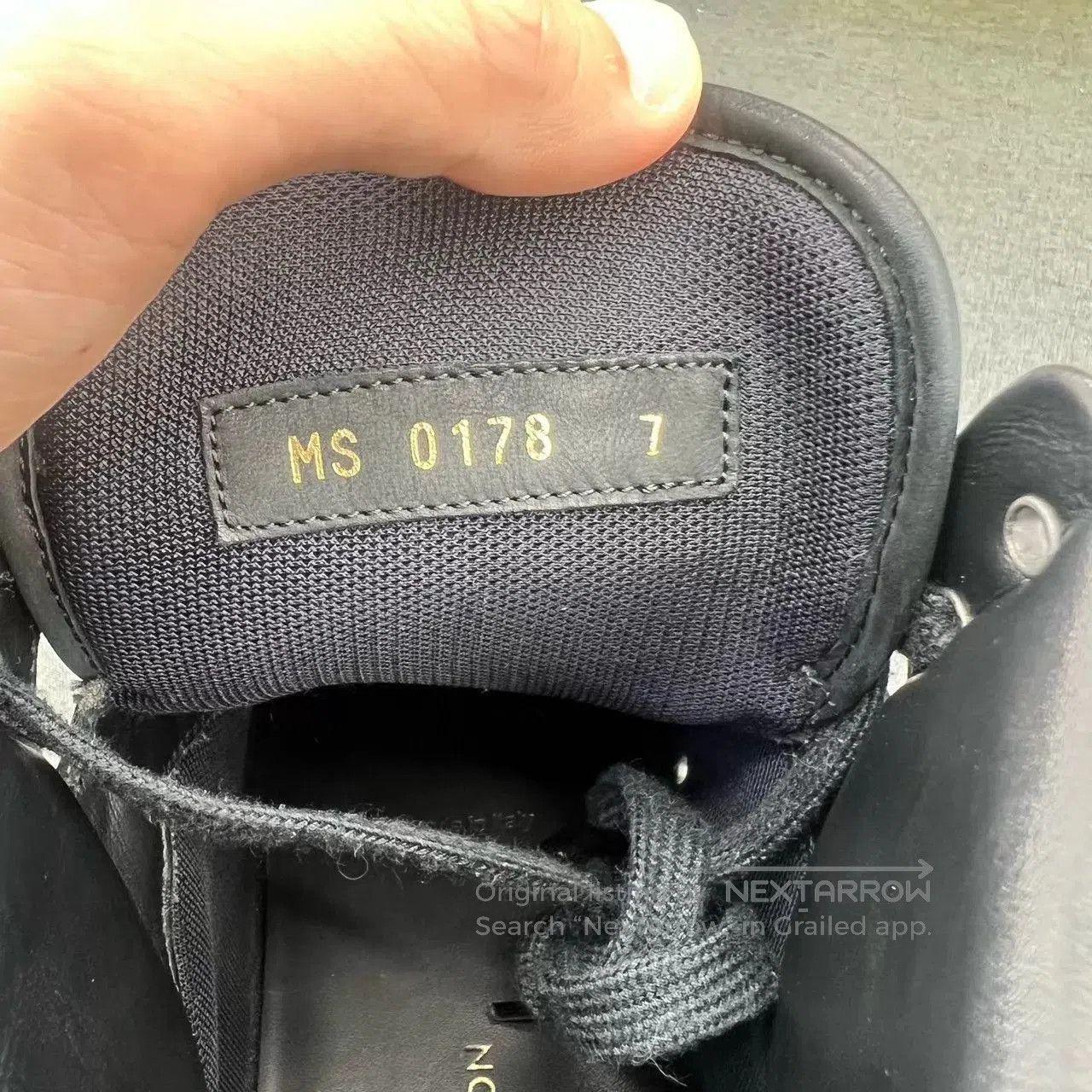 Louis Vuitton Black Checkered High-Top Sneakers. Size US 7 / EU 40 - 7 Thumbnail