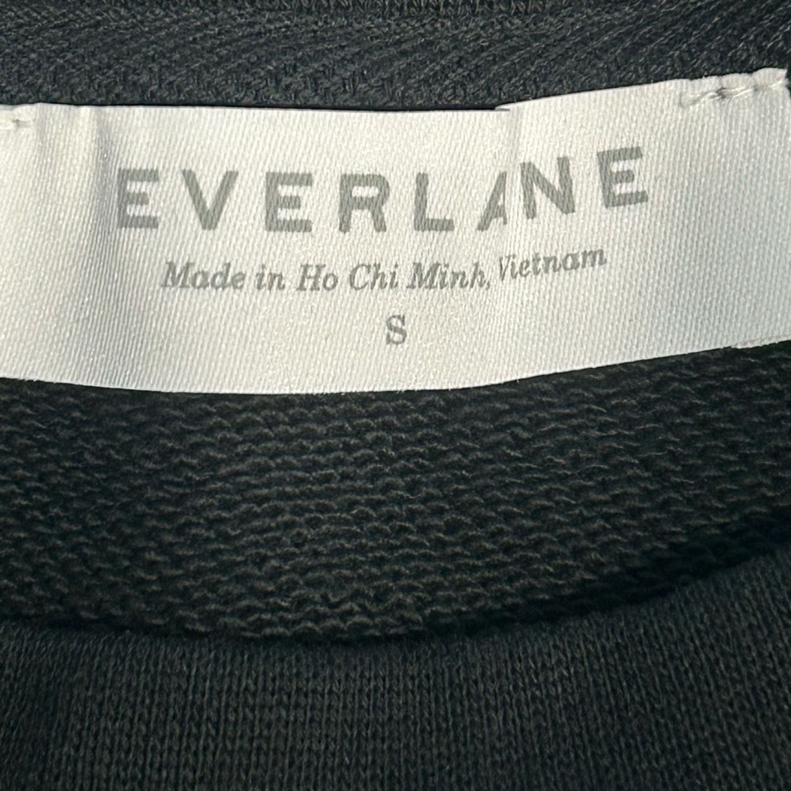 Everlane Everlane 100% Human Black Sweatshirt 100% Cotton Small Size S / US 4 / IT 40 - 3 Thumbnail