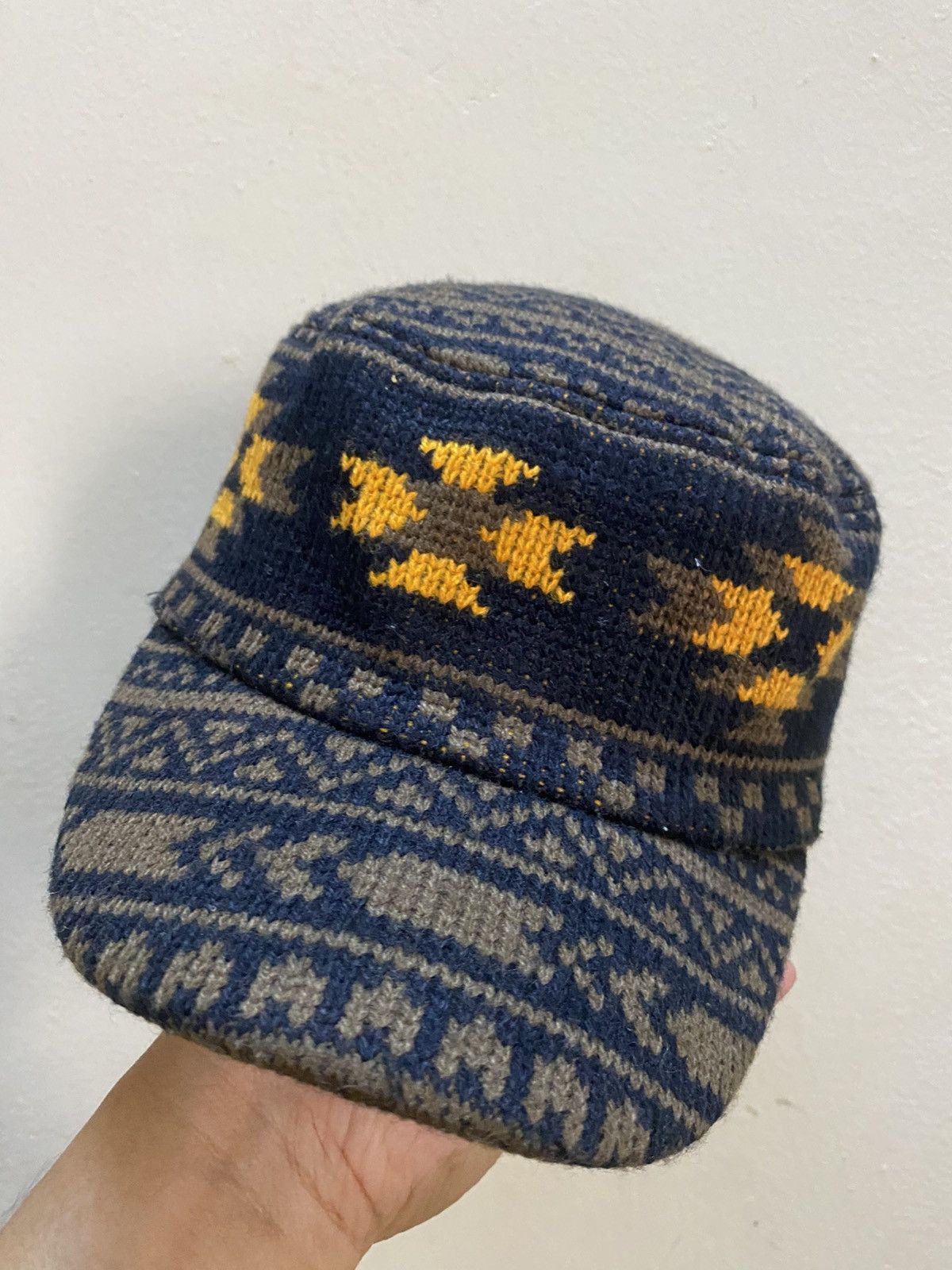 Japanese Brand Japanese Wool Navajo Round Hat Size ONE SIZE - 1 Thumbnail