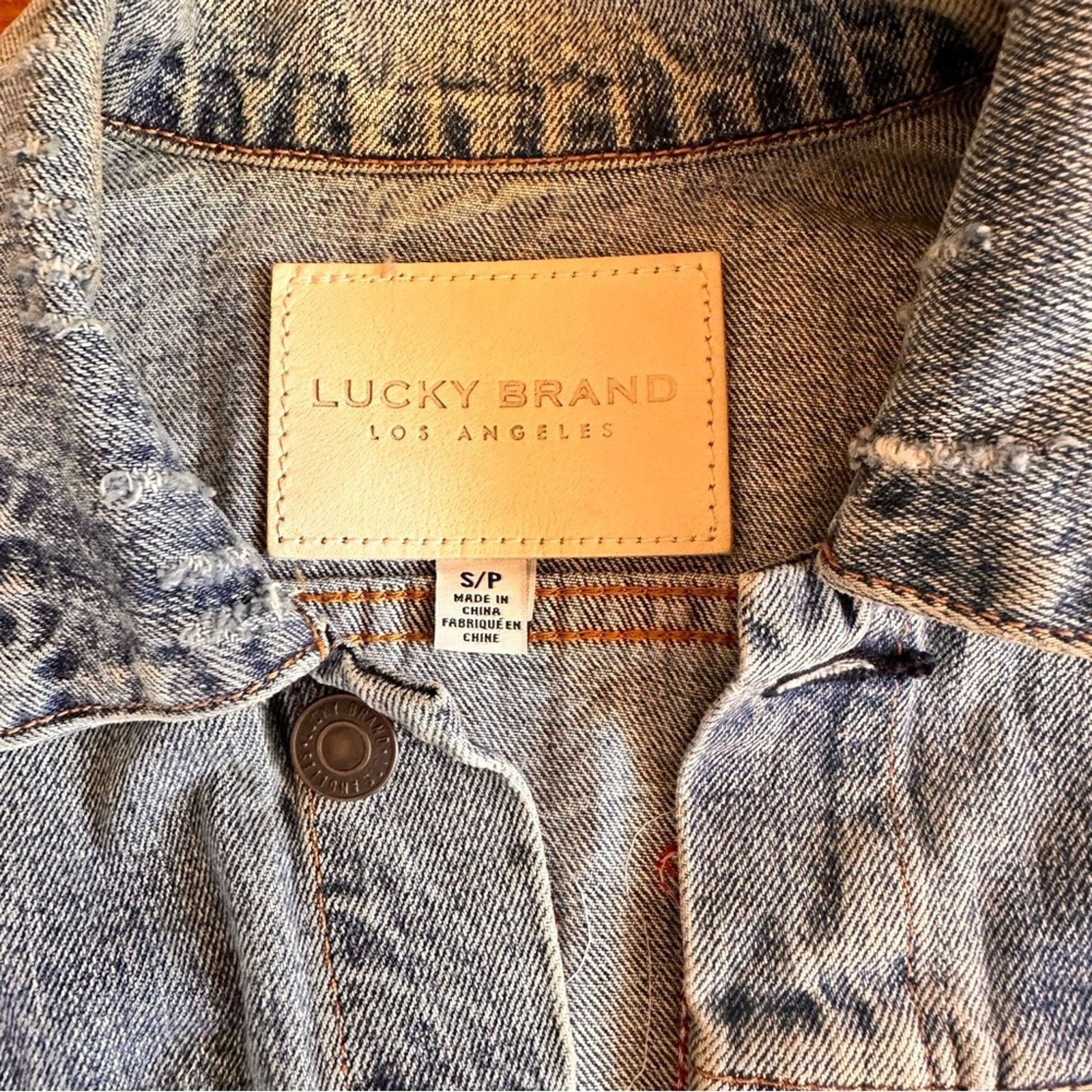 Lucky Brand Lucky Brand "City of Angels" Denim Jacket - Size Small Size S / US 4 / IT 40 - 5 Thumbnail