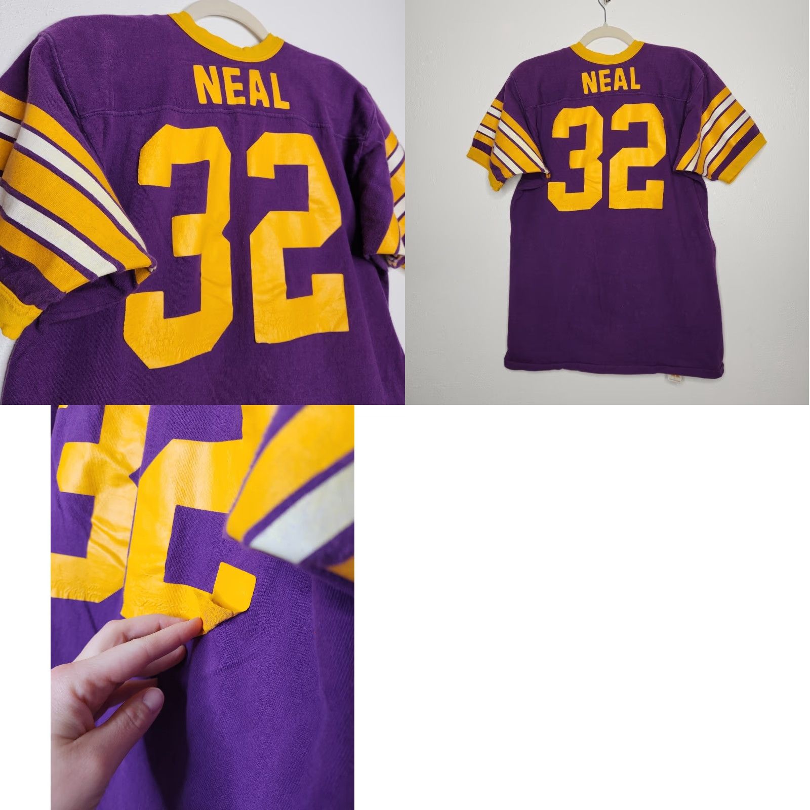 Russell Athletic VINTAGE Russell Athletic United Tugs Purple Double Sided Jersey Shirt Large Size US L / EU 52-54 / 3 - 8 Thumbnail