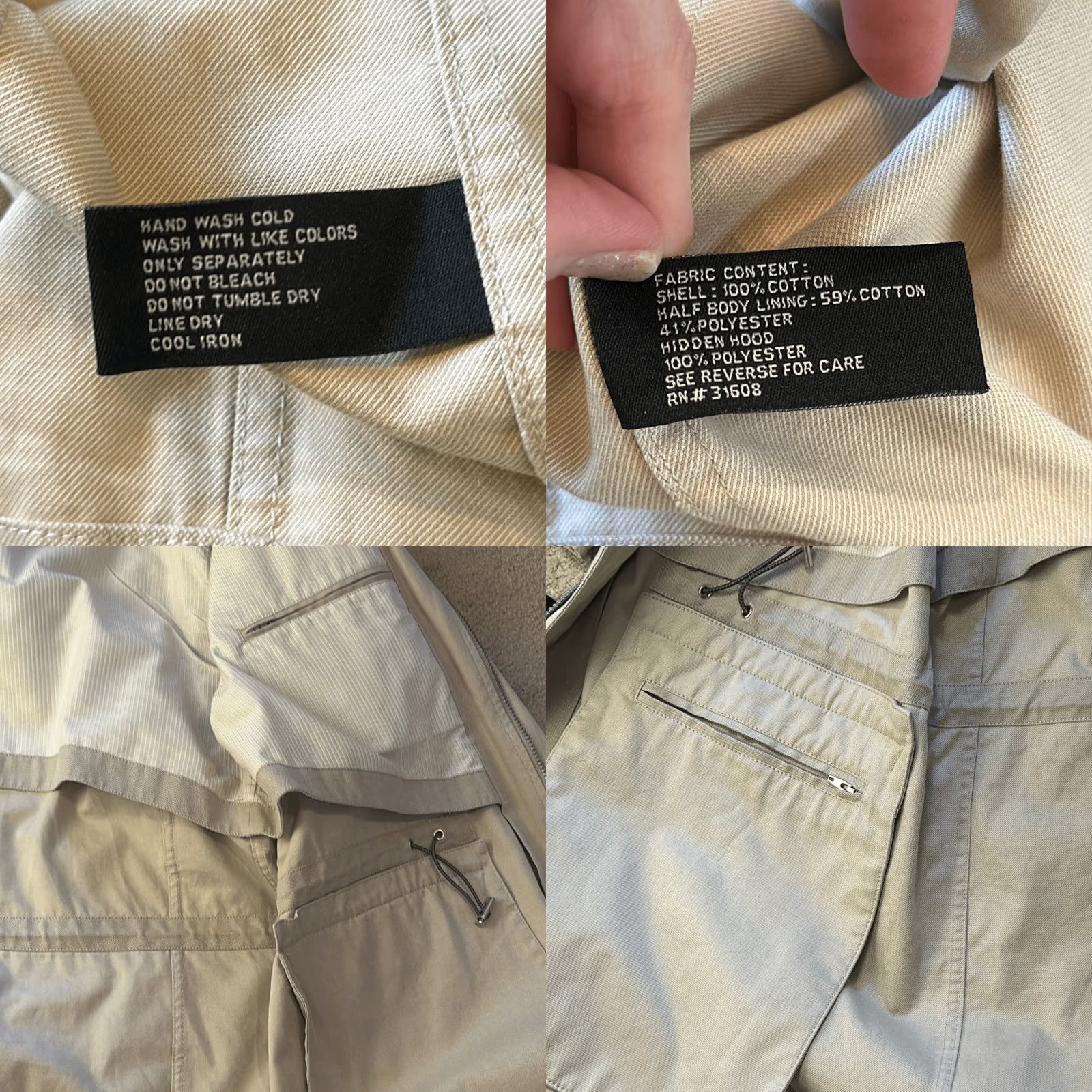 Jos. A. Bank VINTAGE Jos A Bank Tan Canvas Chore Coat Jacket XL Hooded Men Jacket Tan Size US XL / EU 56 / 4 - 8 Thumbnail