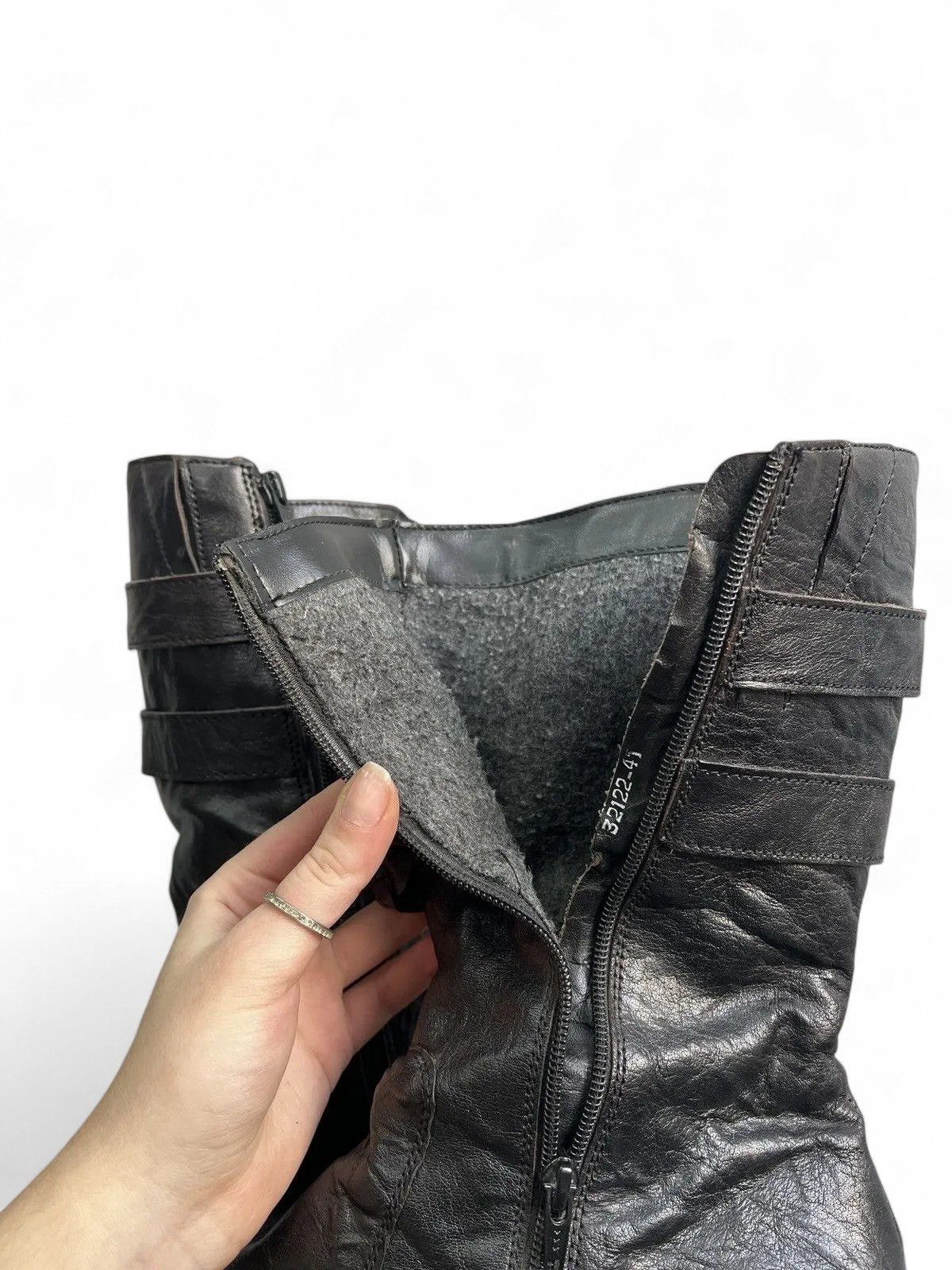 Hedi Slimane Rare boxing 14th addiction style leather moto boots hype Size US 8 / EU 41 - 13 Thumbnail