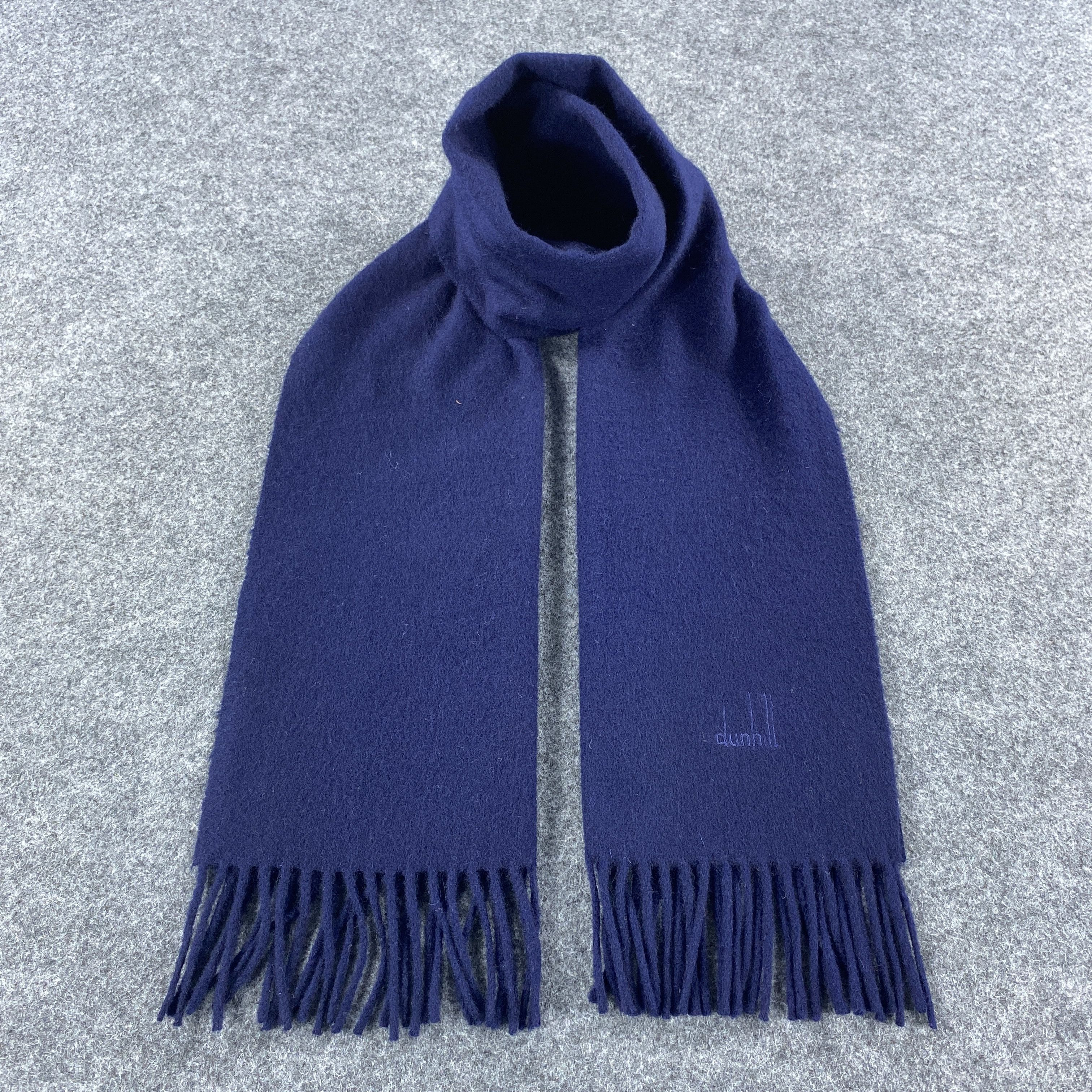 Alfred Dunhill × Vintage Alfred Dunhill Scarf # Muffler # Neckwear # D465 Size ONE SIZE - 1 Thumbnail