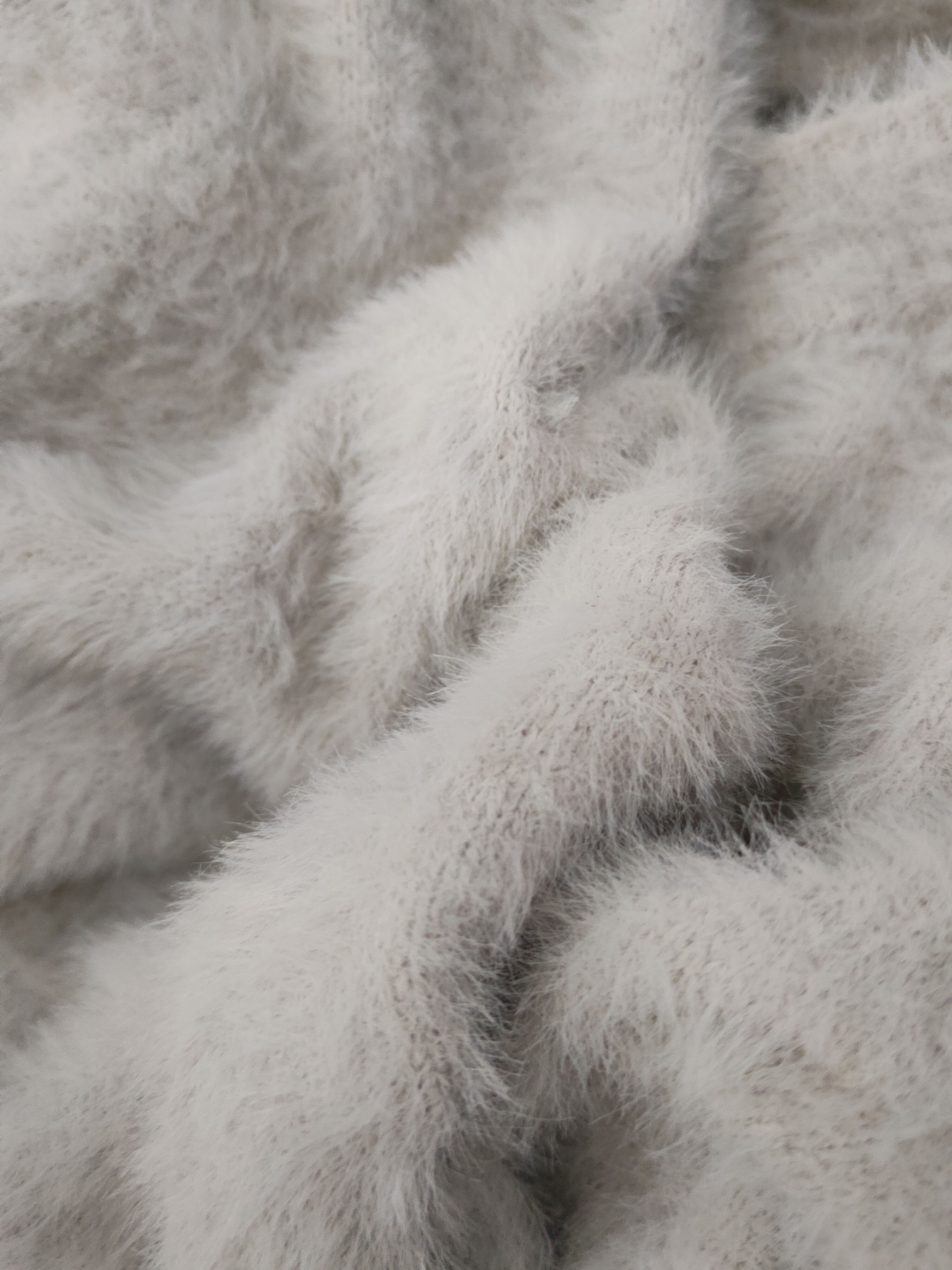 Japanese Brand Candy Holic Gray Shag Shaggy Fur Mohair Knitwear #W1632 Size M / US 6-8 / IT 42-44 - 10 Thumbnail