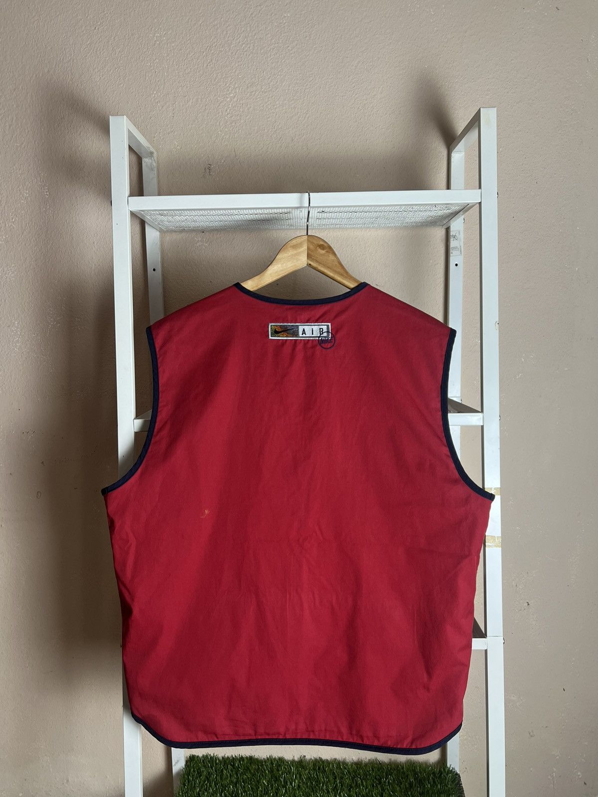 Nike × Vintage Vintage 90an Nike Air Just Do It Reversible Vest Size US L / EU 52-54 / 3 - 9 Thumbnail