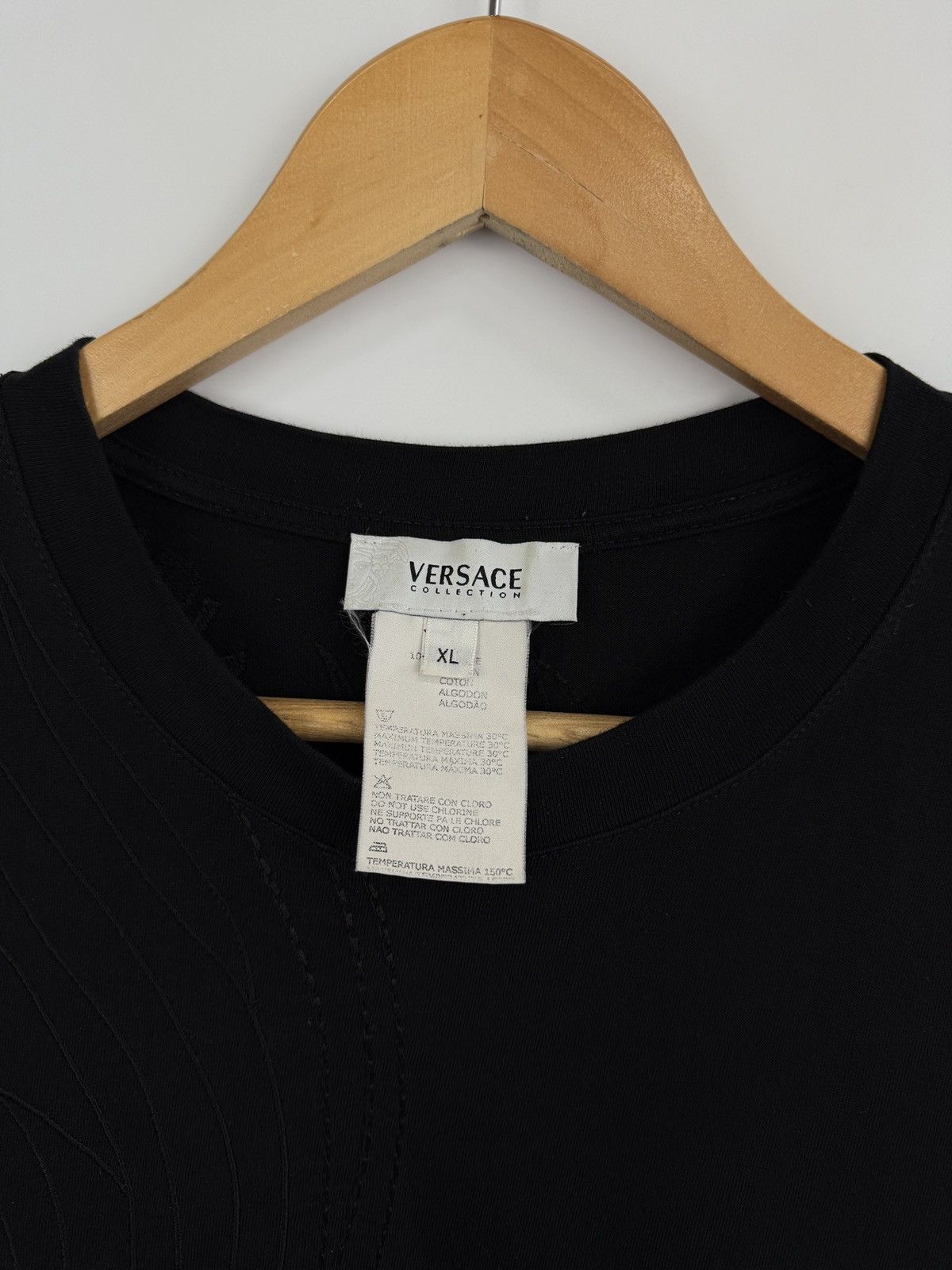 Versace Jeans Couture 🇮🇹 Vintage 90s Versace Collection T-Shirt Y2K Rare Streetwear Size US XL / EU 56 / 4 - 5 Thumbnail
