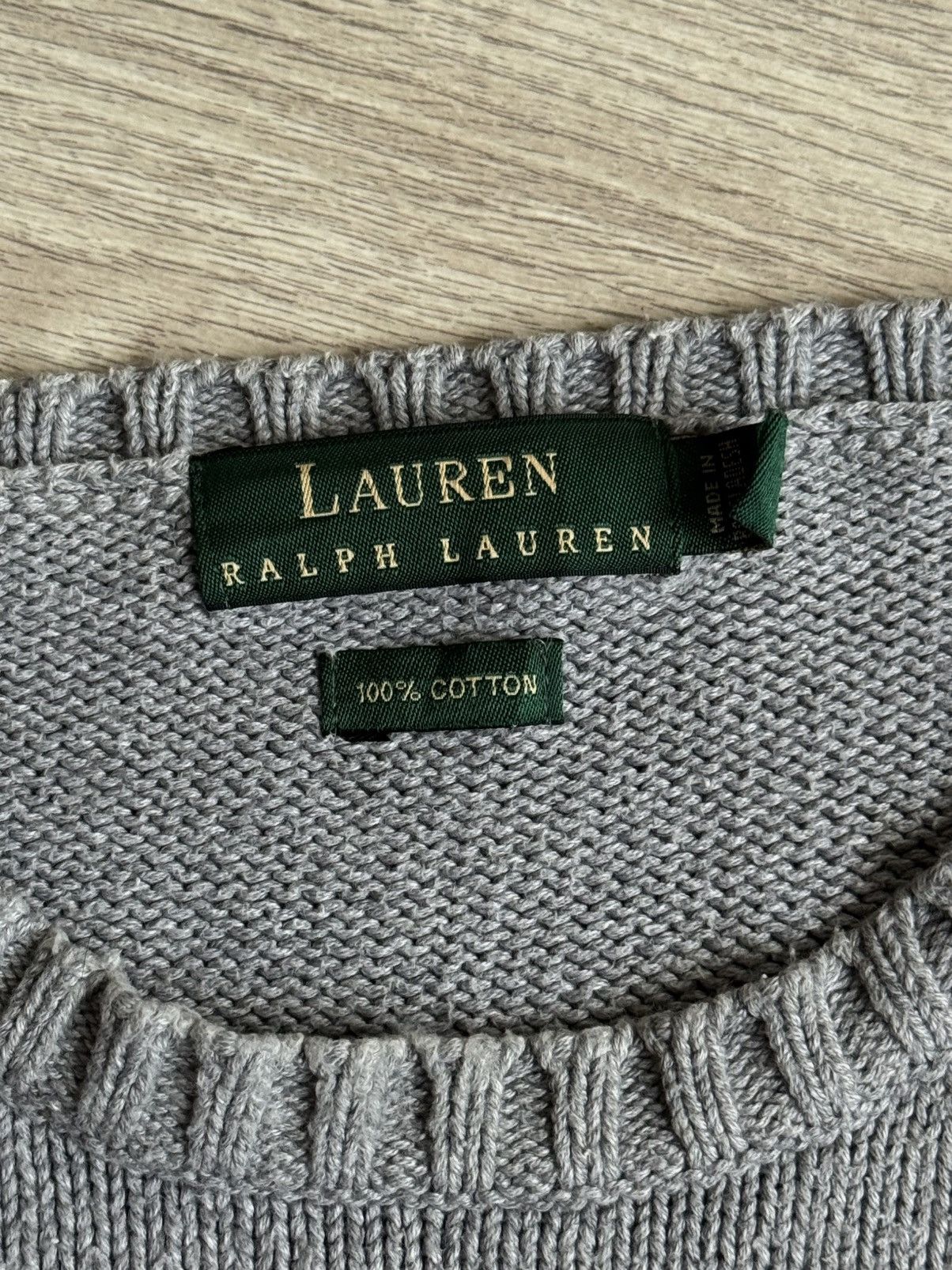 Polo Ralph Lauren 🔷Vintage Ralph Lauren Knitted Sweater 90s🔷 Size US XL / EU 56 / 4 - 4 Thumbnail