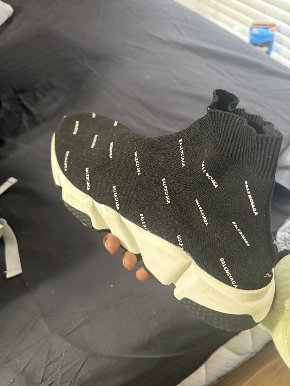 Balenciaga speed trainer mid clearance
