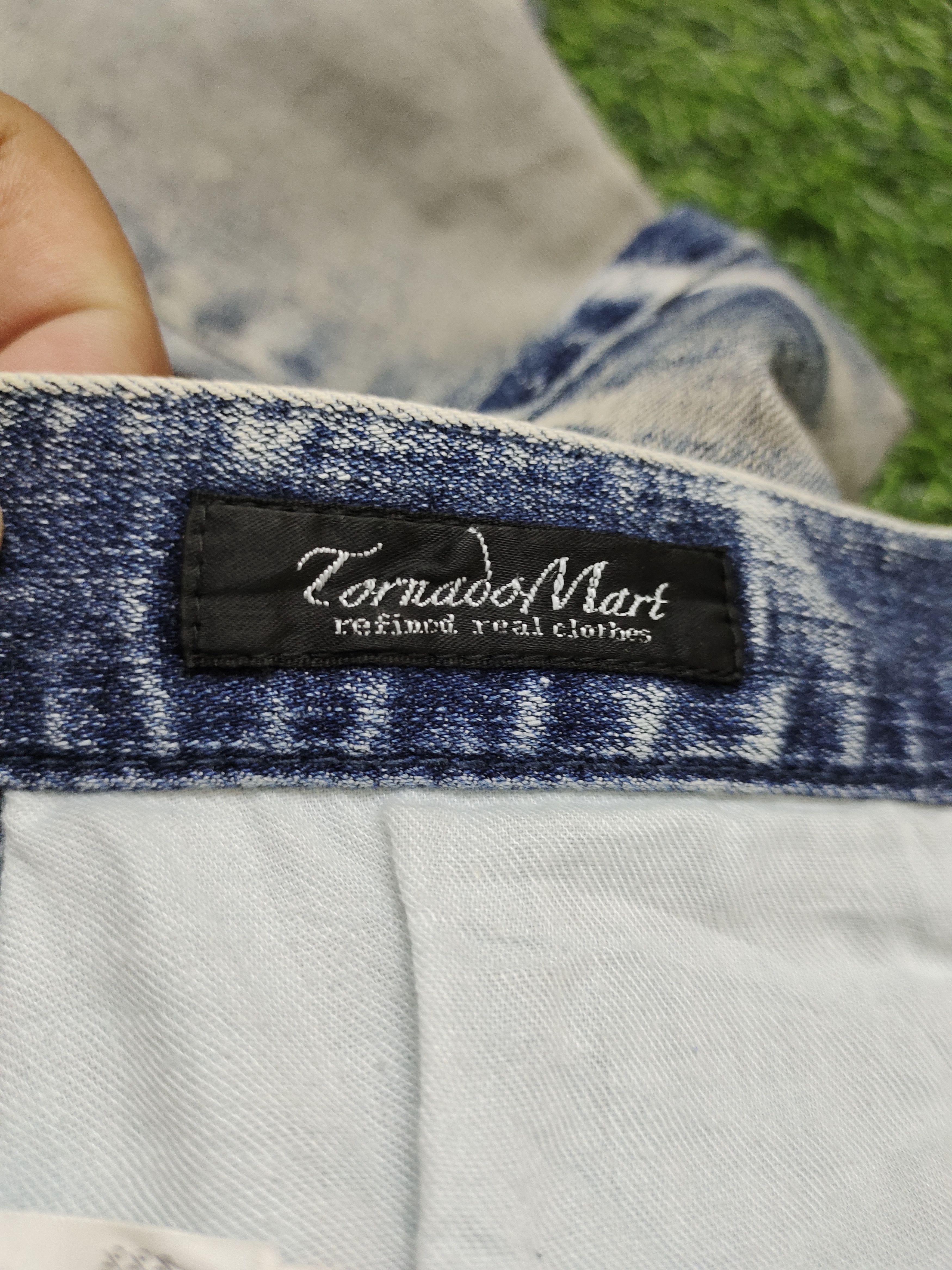 OG Tornado Mart Japan Distress Faded Clawmark Denim Pants