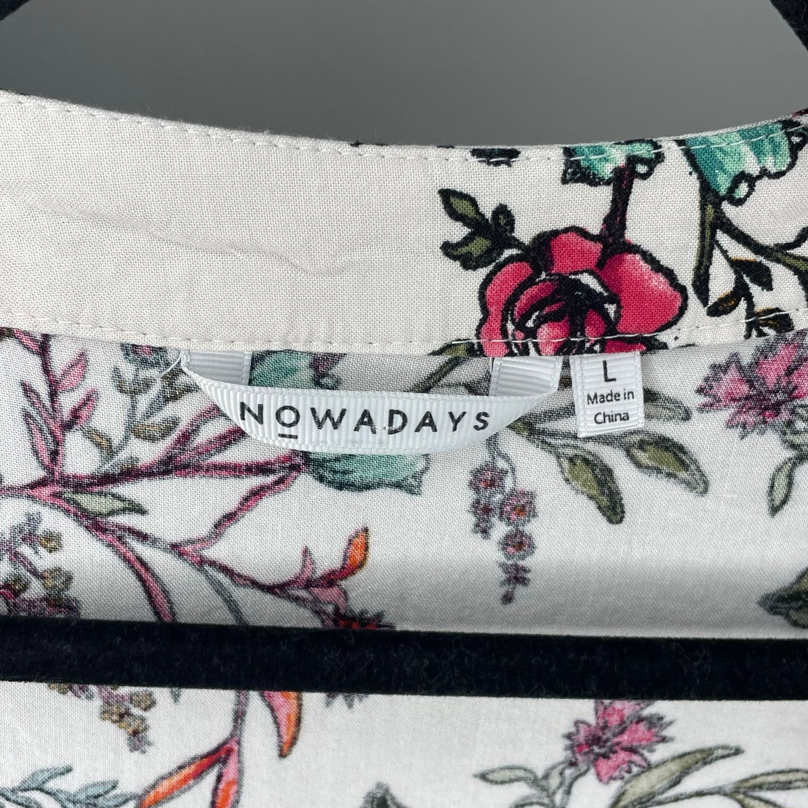 Other Nowadays Rayon Floral Cardigan Size L / US 10 / IT 46 - 7 Thumbnail