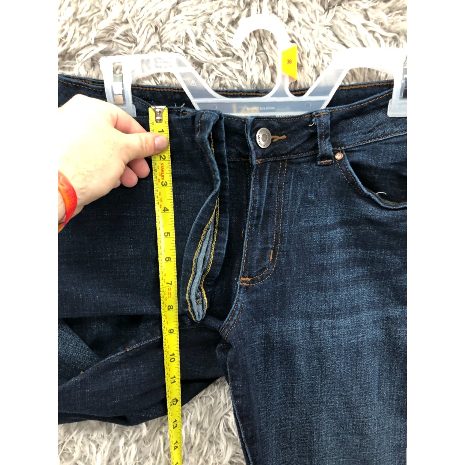 Lee Lee Modern Series Bootcut Jeans Womens 10S Mid Rise Dark Wash Blue Denim 5-Pocket Classic Size 32" / US 10 / IT 46 - 4 Thumbnail