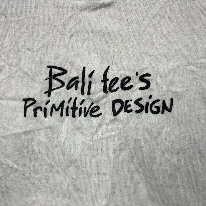 Vintage Vtg BALI PRIMITIVE DESIGN Hand Made Art Tee Shirt Travel Size US L / EU 52-54 / 3 - 4 Thumbnail