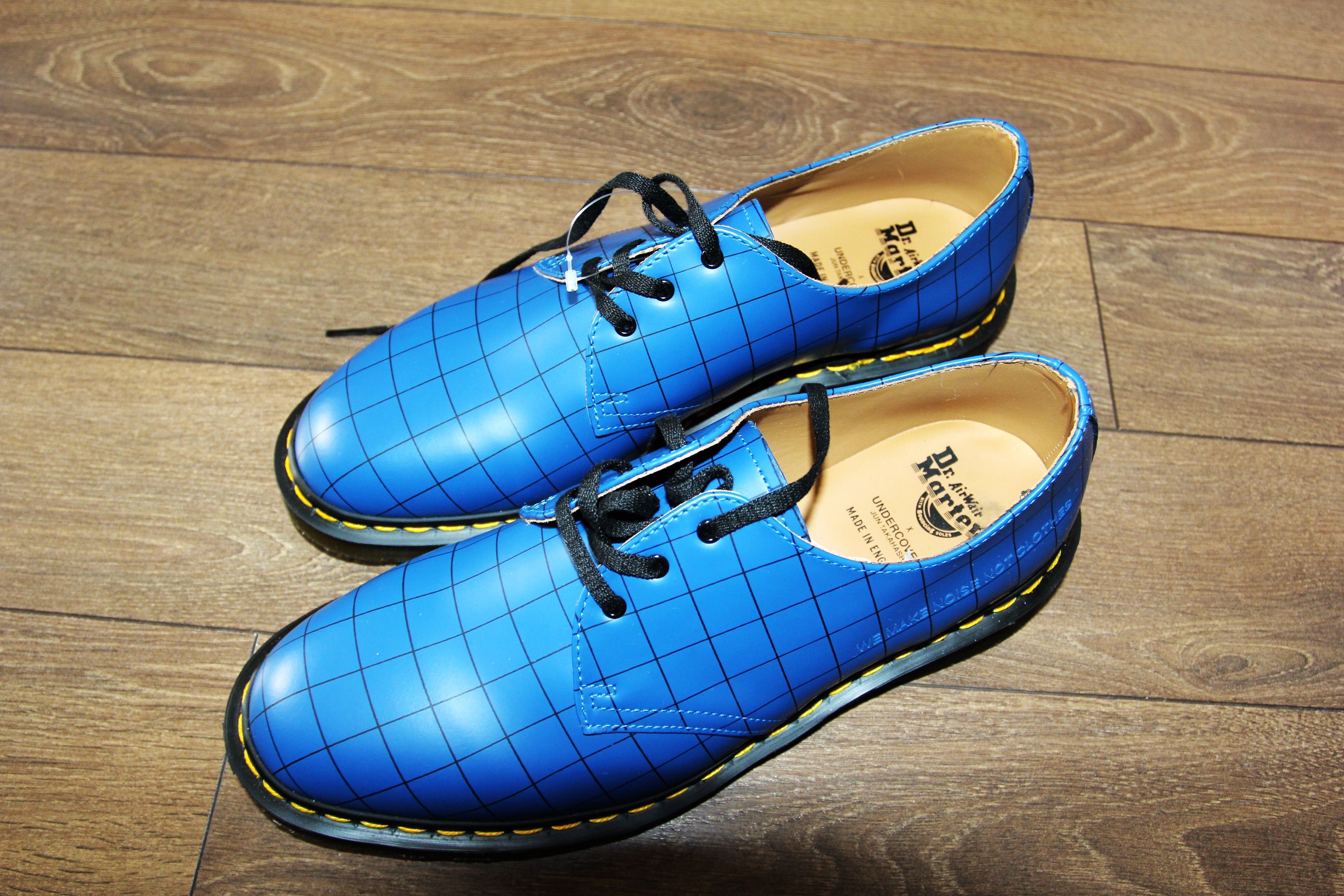 Dr. Martens × Undercover BNWT SS23 UNDERCOVER x DR.MARTENS 1461 UC CHECK DERBYS BL 45 Size US 12 / EU 45 - 2 Thumbnail