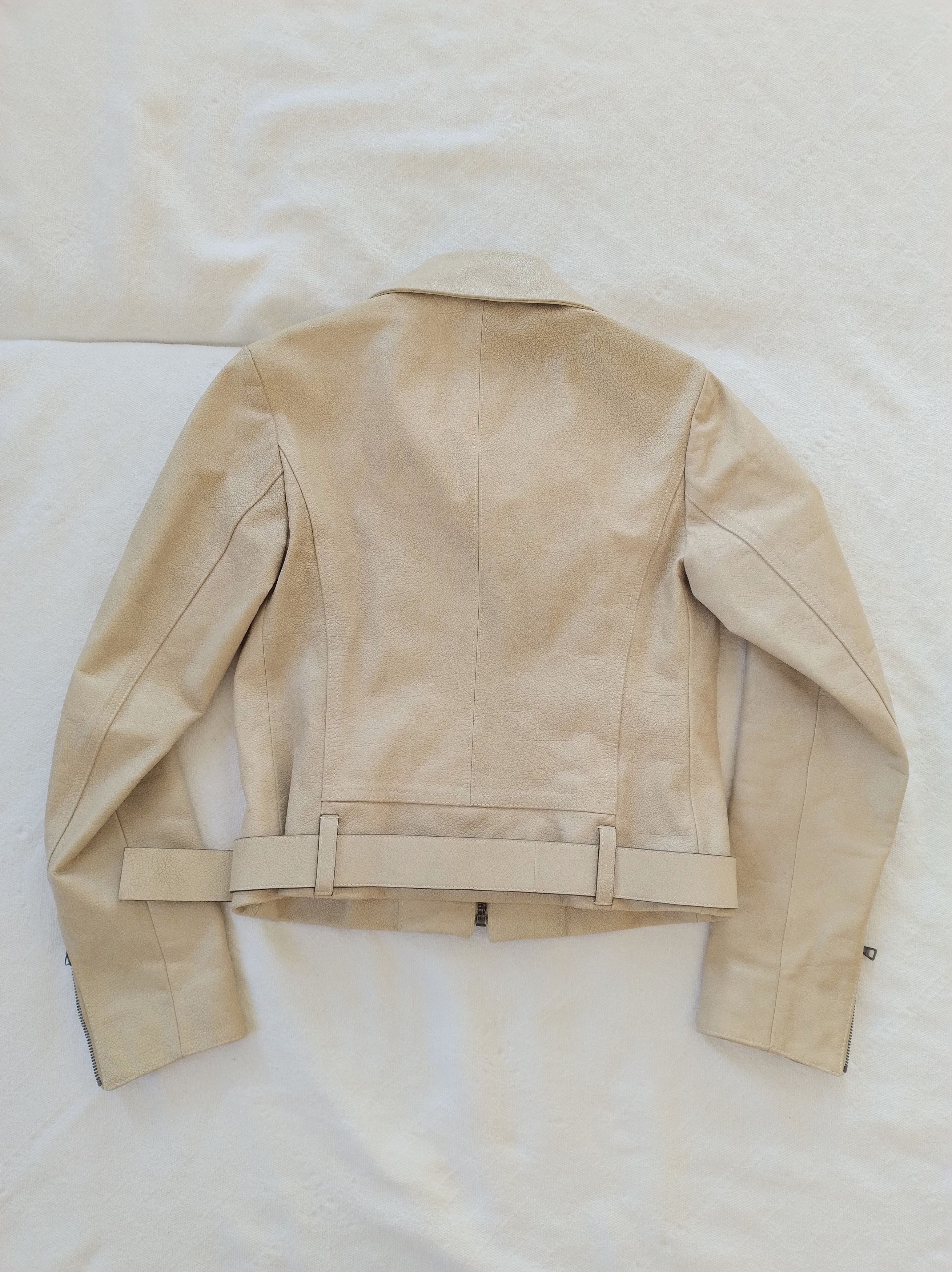 Prada Prada Biker Leather Jacket Shearling collar Belt S archive Size S / US 4 / IT 40 - 11 Thumbnail