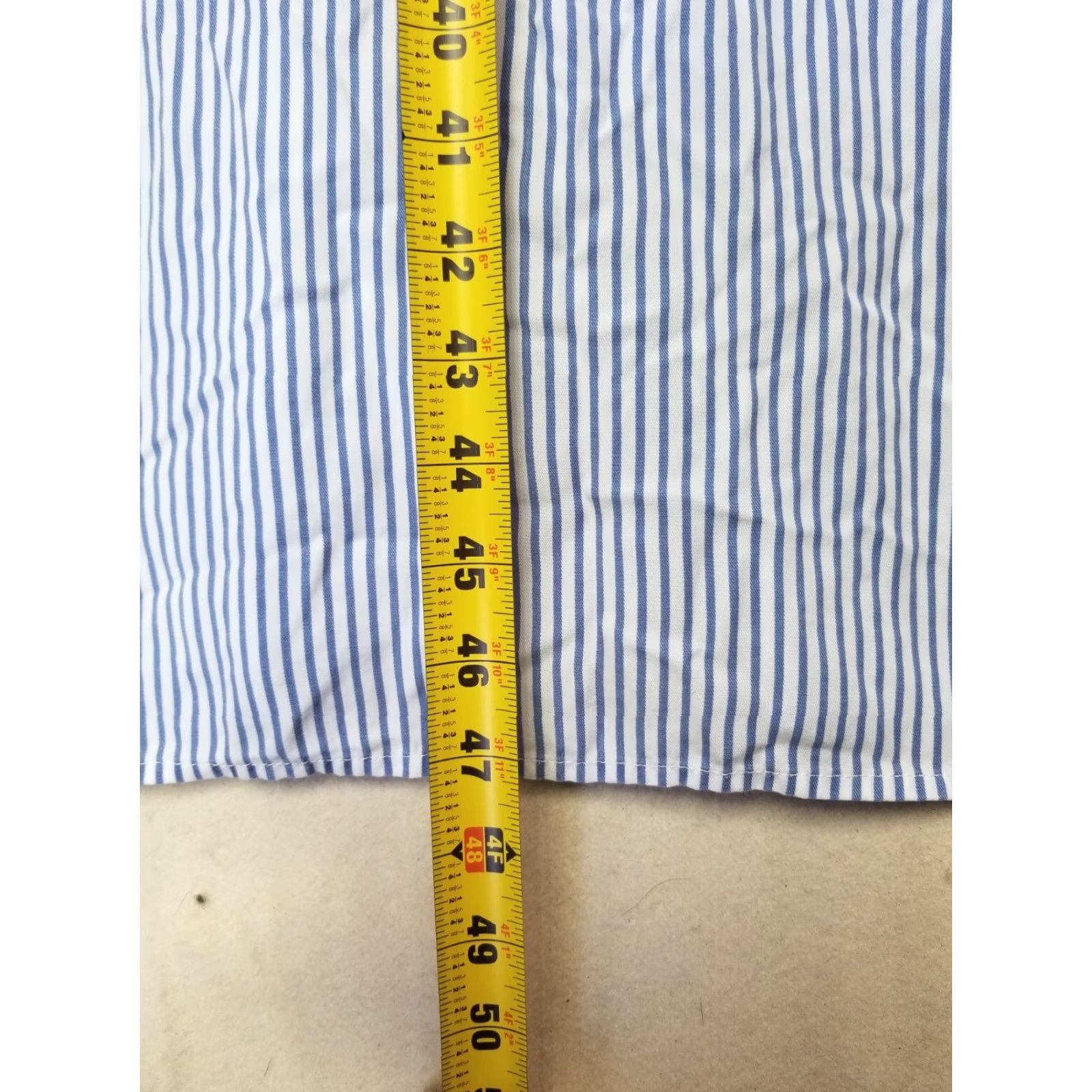 Scotch & Soda Maison Scotch & Soda Shirt Dress XS Blue Striped Long Sleeve Button Front Collared Midi Dress Women - No Belt Vintage No Belt Size XS / US 0-2 / IT 36-38 - 5 Thumbnail