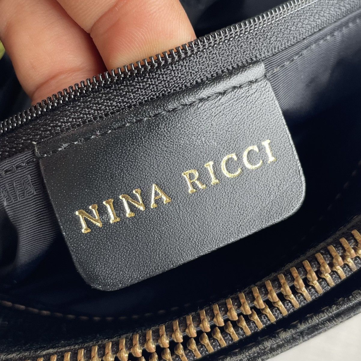 Leather × Nina Ricci Nina Ricci Black Leather Handbag Size ONE SIZE - 16 Thumbnail