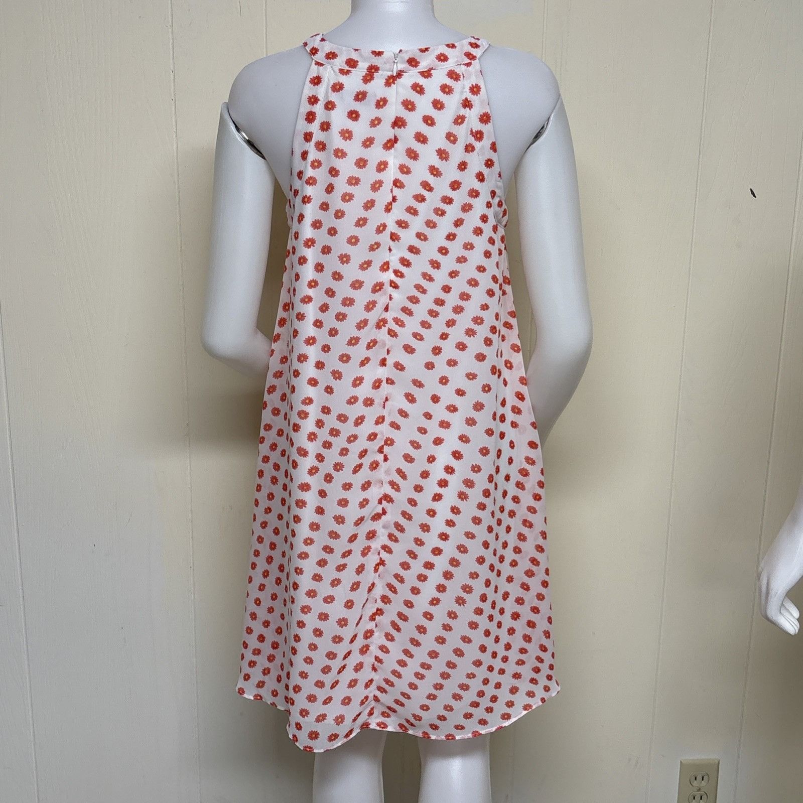 Betsey Johnson Y2K Betsey Johnson Halter Dress Womens 8 Coral Daisy Print S Size M / US 6-8 / IT 42-44 - 3 Thumbnail