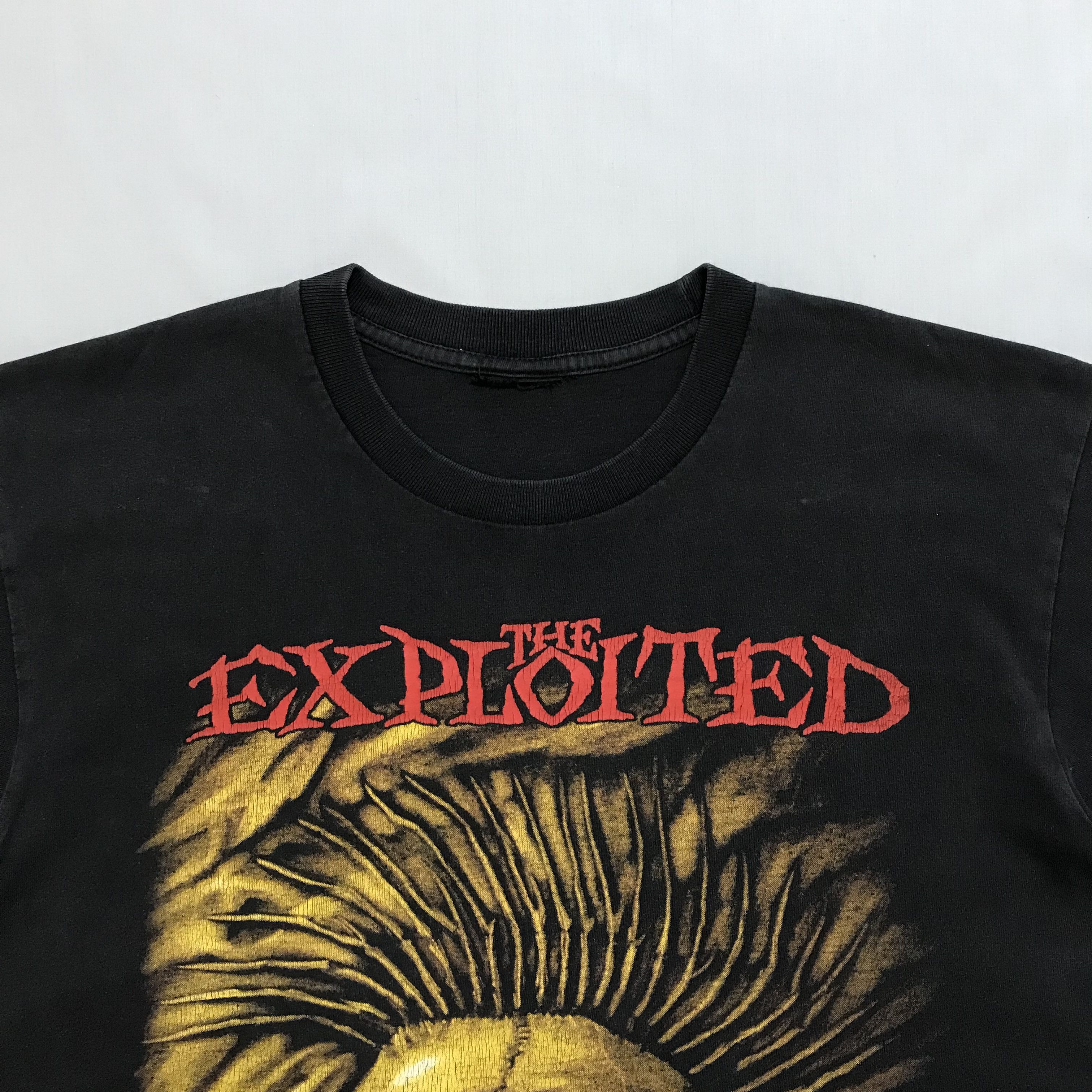 Band Tees THE EXPLOITED Beat the Bastards 1996 T-Shirt Tee Rare Punk Size US M / EU 48-50 / 2 - 3 Thumbnail