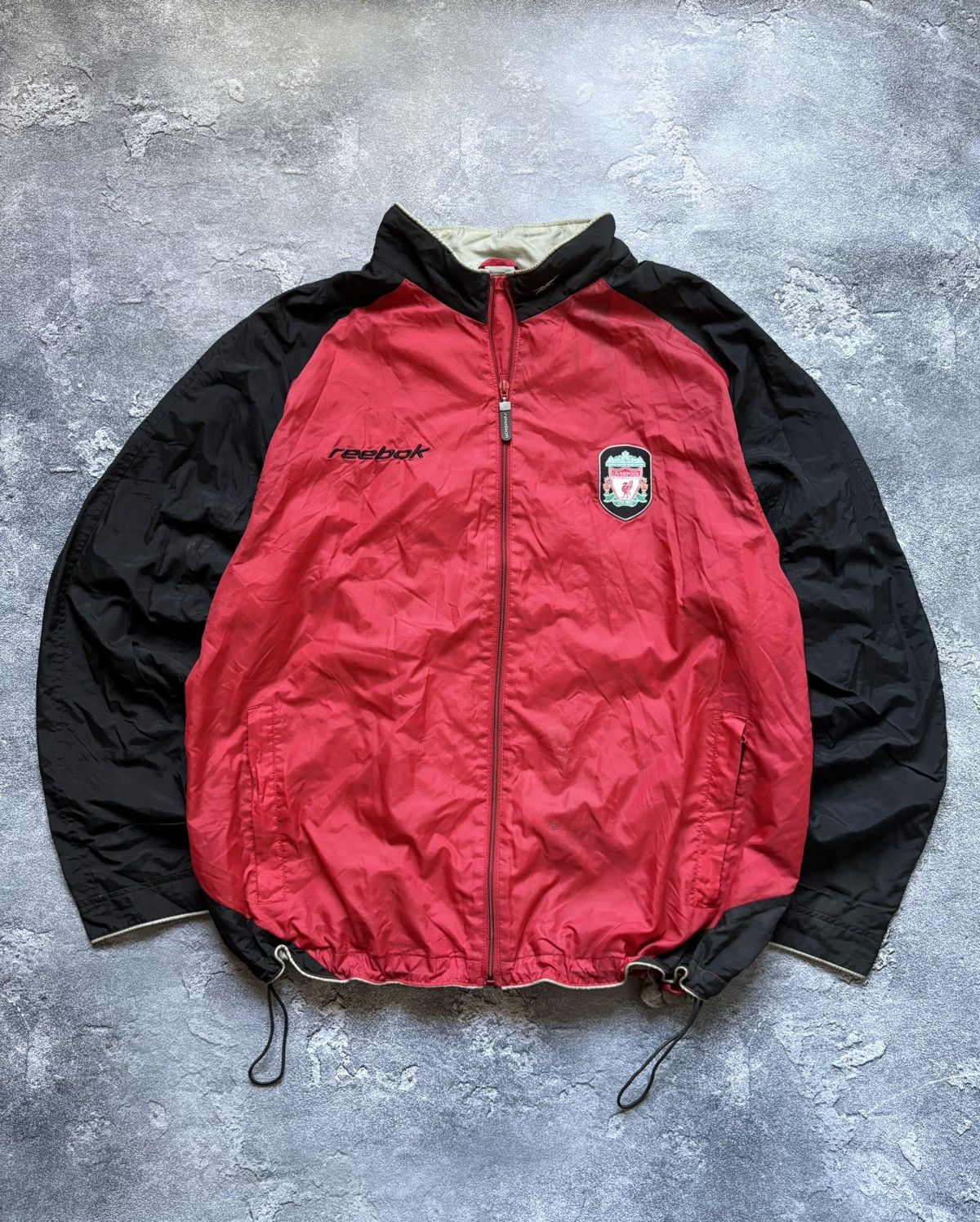 Reebok Vintage 00s Reebok FC Liverpool Football Soccer Track Jacket Size US L / EU 52-54 / 3 - 1 Thumbnail