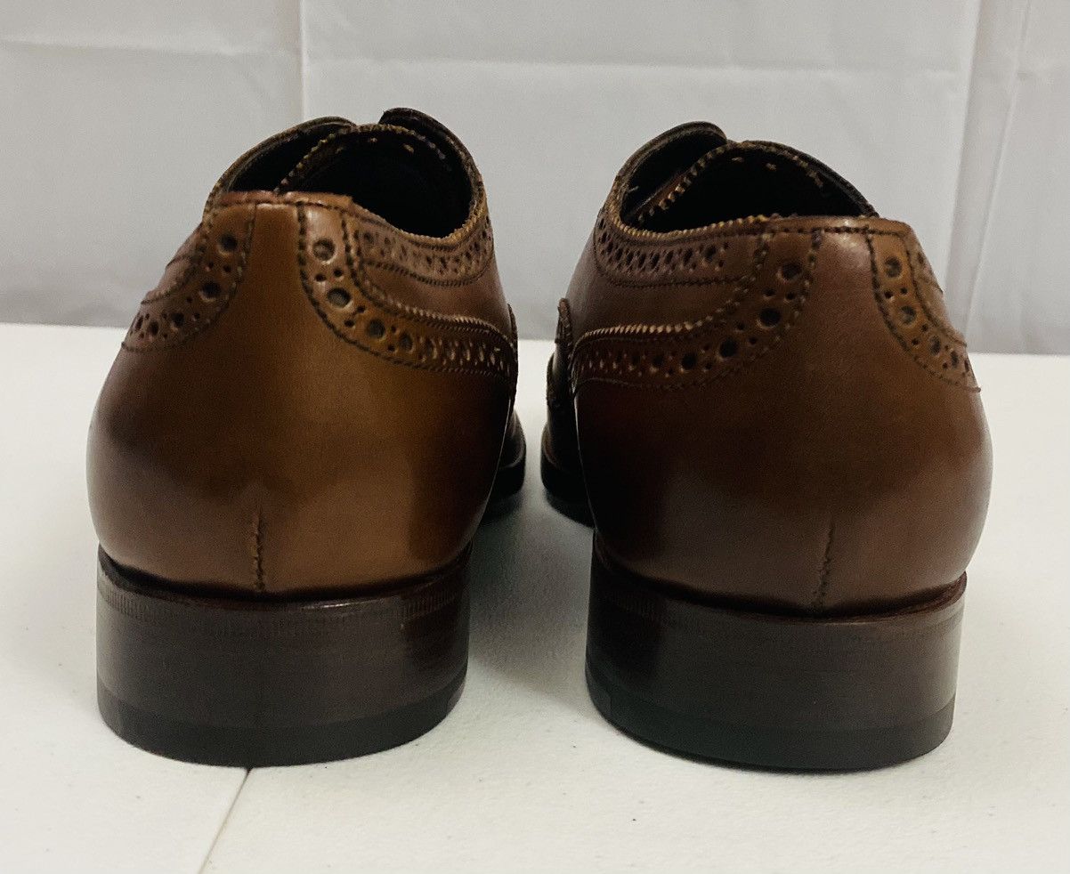 Lidfort Lidfort Brown Princes Leather Brogue Wingtip Oxford 9 US NEW Size US 9 / EU 42 - 11 Thumbnail