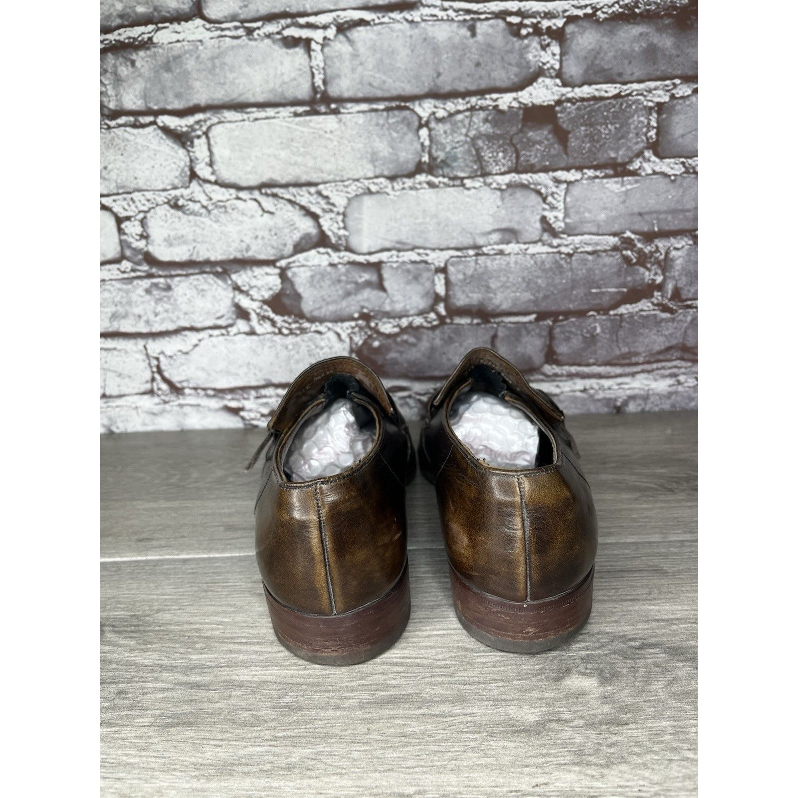 Barker Barker Dark Brown Leather Monk Dress Loafers England Shoes M Size US 7 / EU 40 - 11 Thumbnail