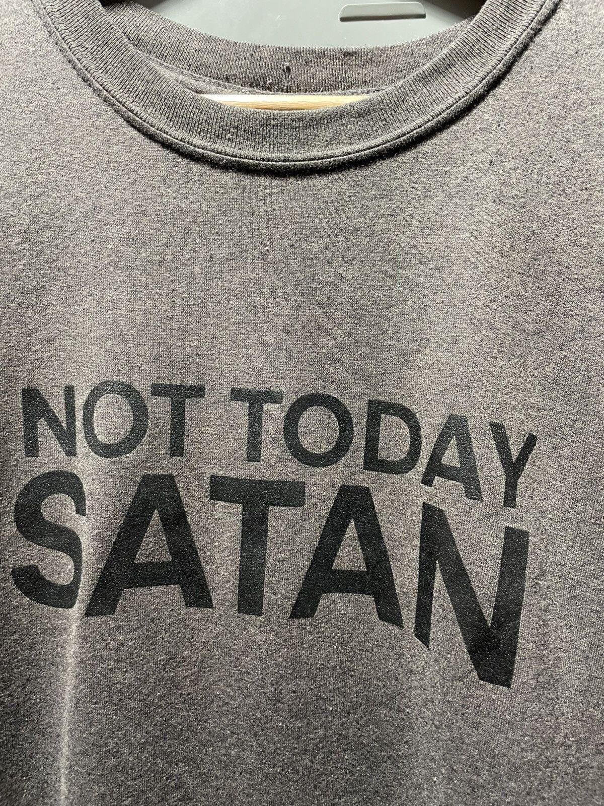 Vintage Vintage 1990 blank art text print goth emo Not Today Satan Size US XL / EU 56 / 4 - 3 Thumbnail
