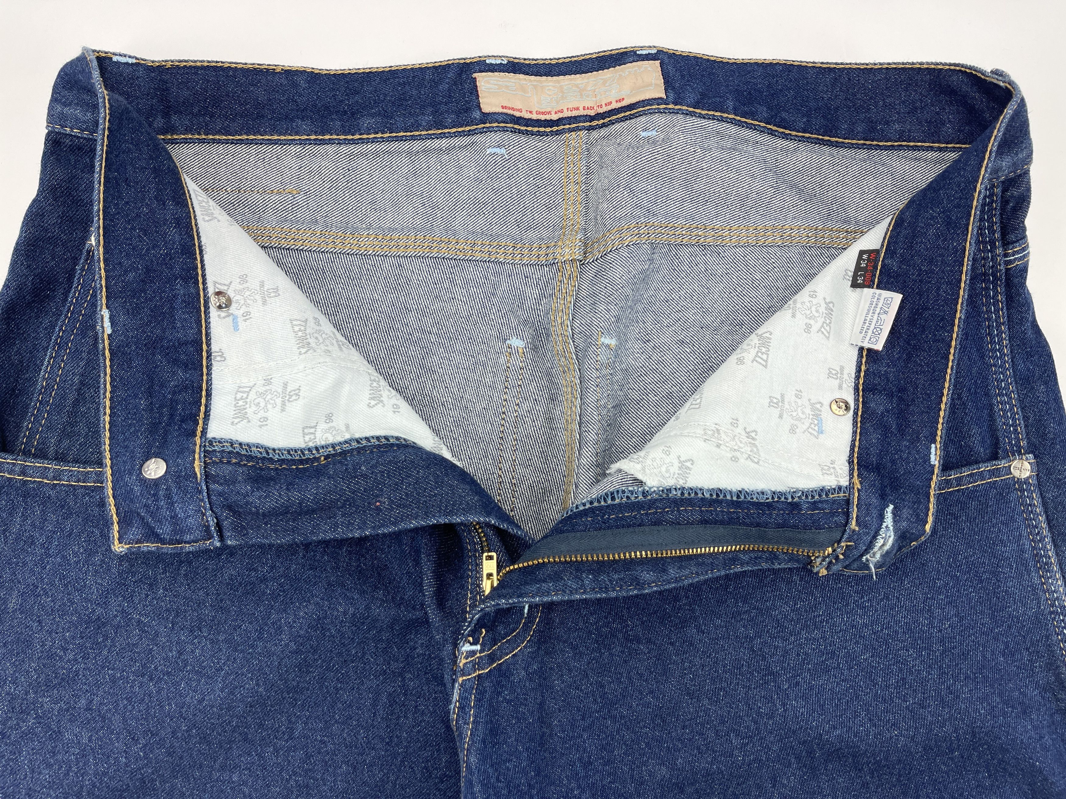 Vintage Sancezz jeans shorts, vintage skater shorts, 90s hip hop 34 Size US 34 / EU 50 - 11 Thumbnail
