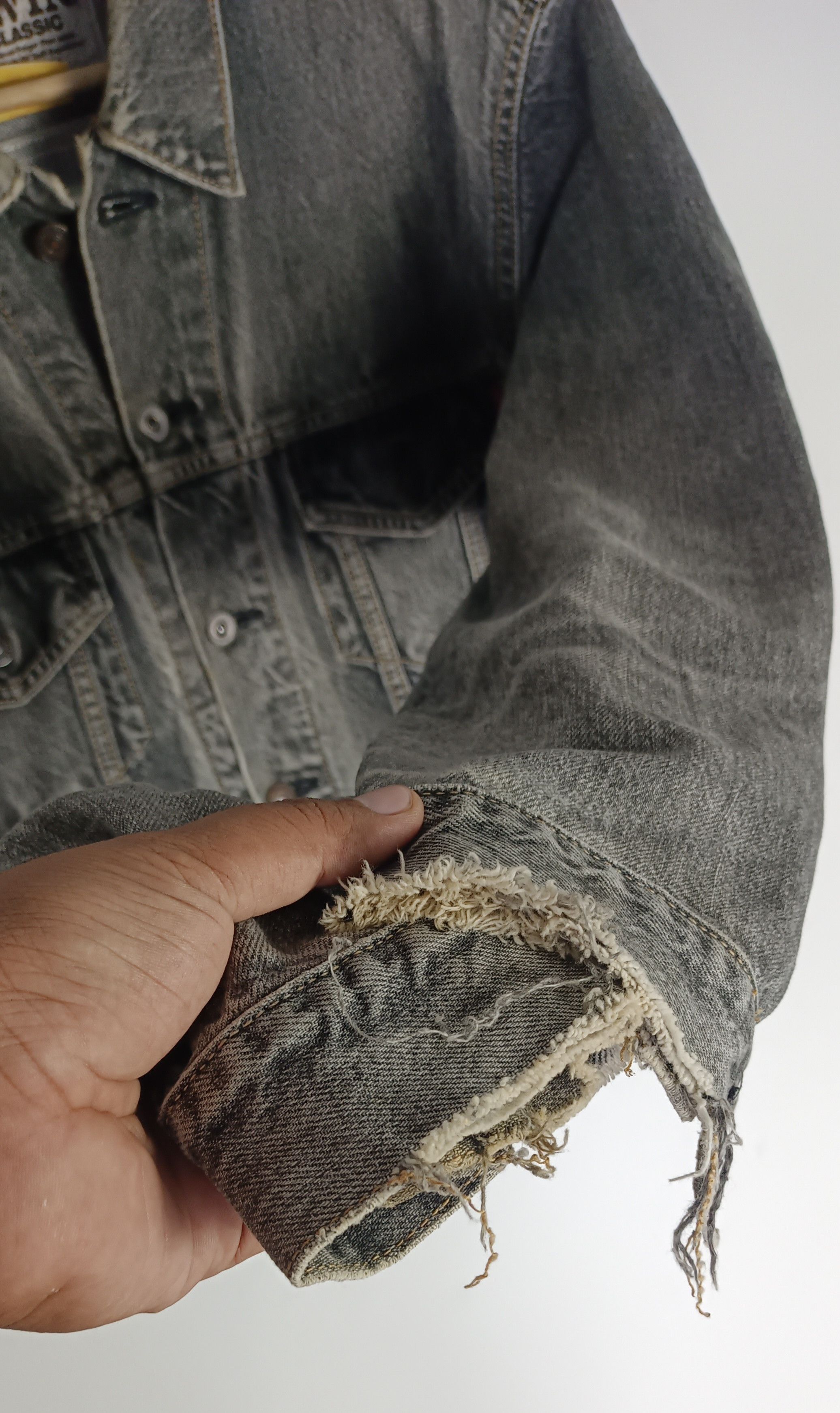 Edwin Edwin Us Classic Style A-01J Distressed Denim Jacket Size US L / EU 52-54 / 3 - 6 Thumbnail