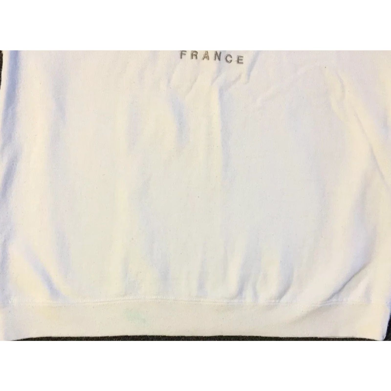 Vintage VINTAGE Reims France Faded 90s Sweatshirt Hoodie XS White Paris Champagne Beer Bar Grunge 80s Men Crew Neck Pullover Size US XS / EU 42 / 0 - 4 Thumbnail