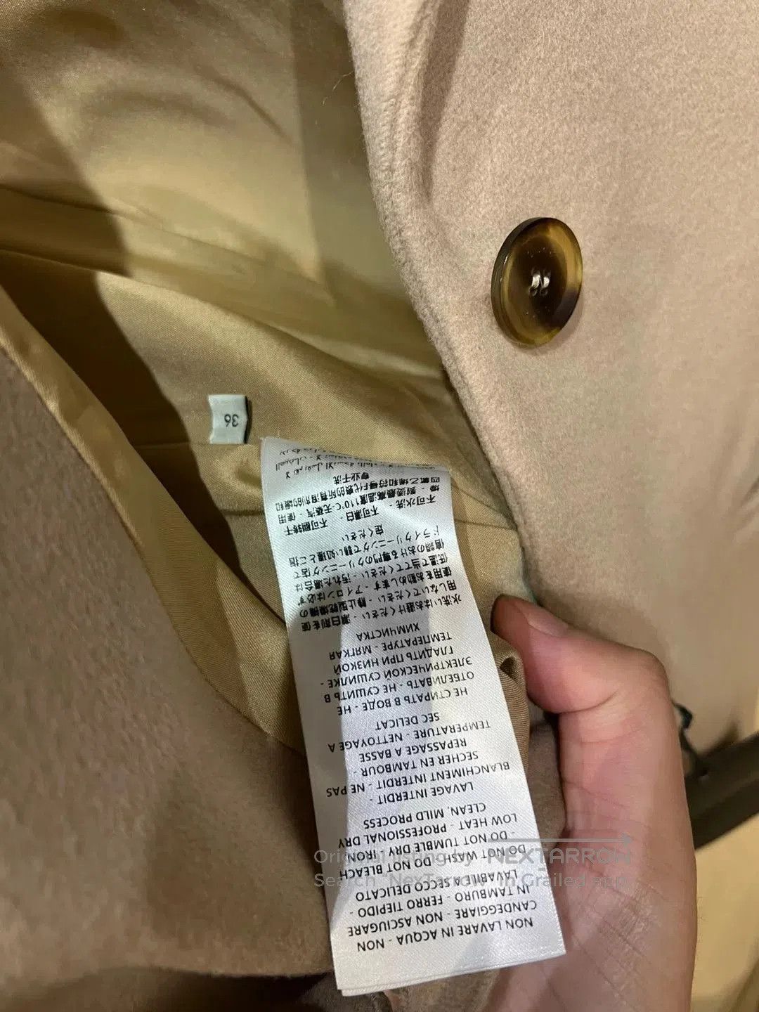 Gucci gucci long beige coat with tags. Size S / US 4 / IT 40 - 5 Thumbnail