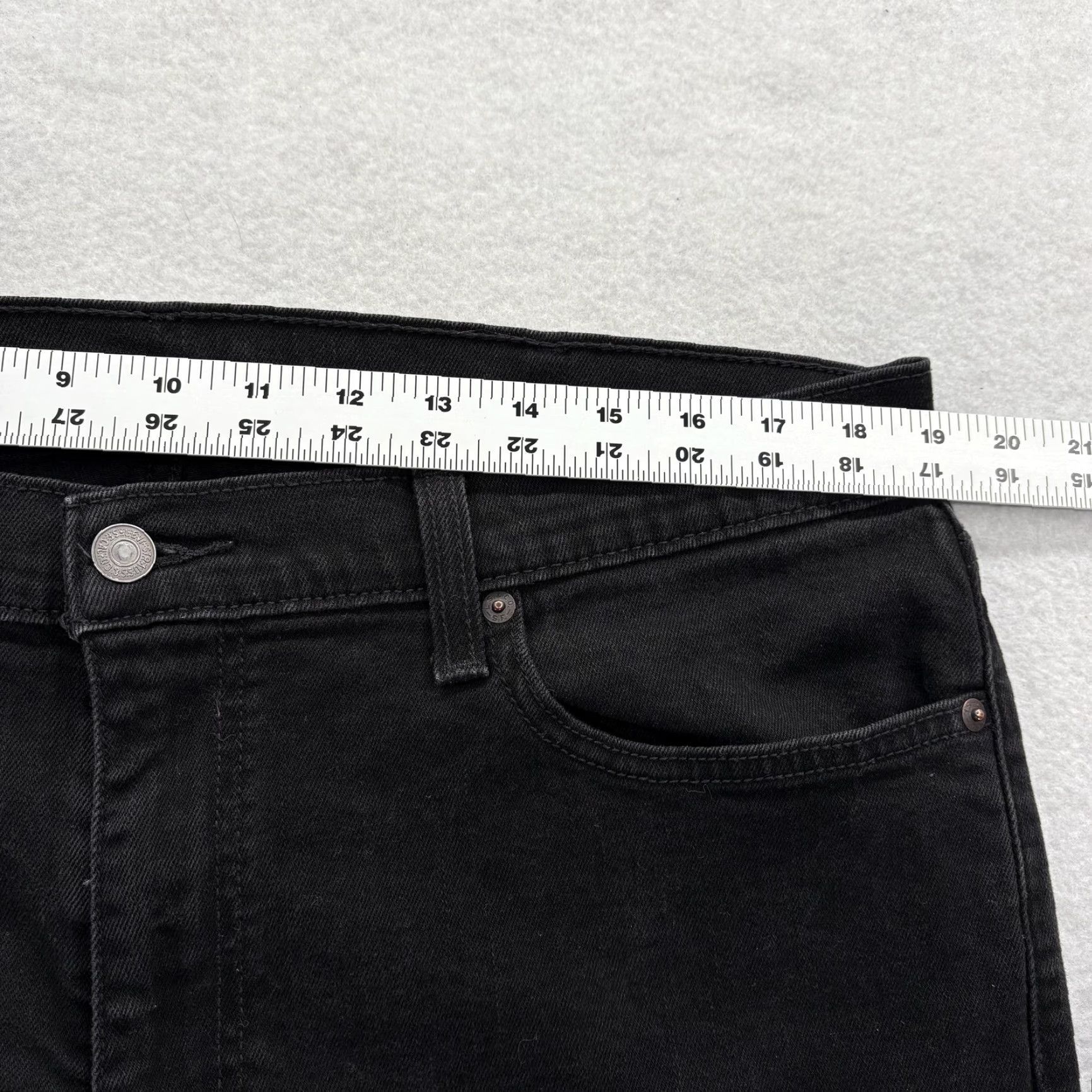 Levi's VINTAGE? No. Levis 511 Jeans Mens 38x32 Black Dark Wash Slim Straight Denim Casual Pants Size US 38 / EU 54 - 5 Thumbnail