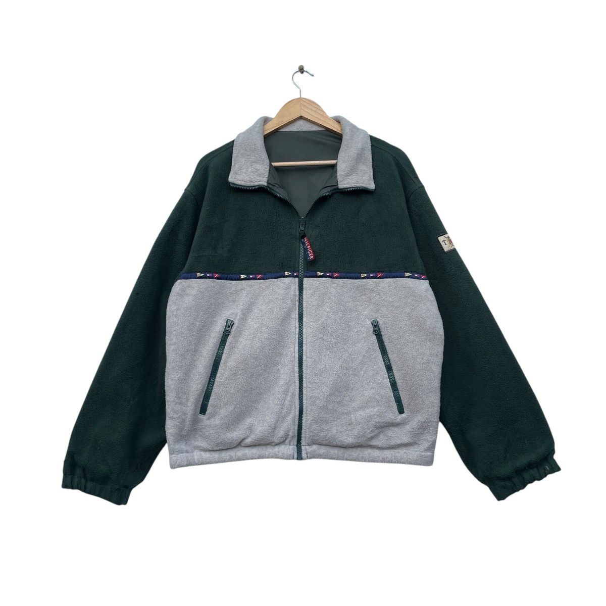 Tommy Hilfiger × Vintage 💥Vintage Tommy Hilfiger Golf Reversible Jacket Size US M / EU 48-50 / 2 - 1 Thumbnail