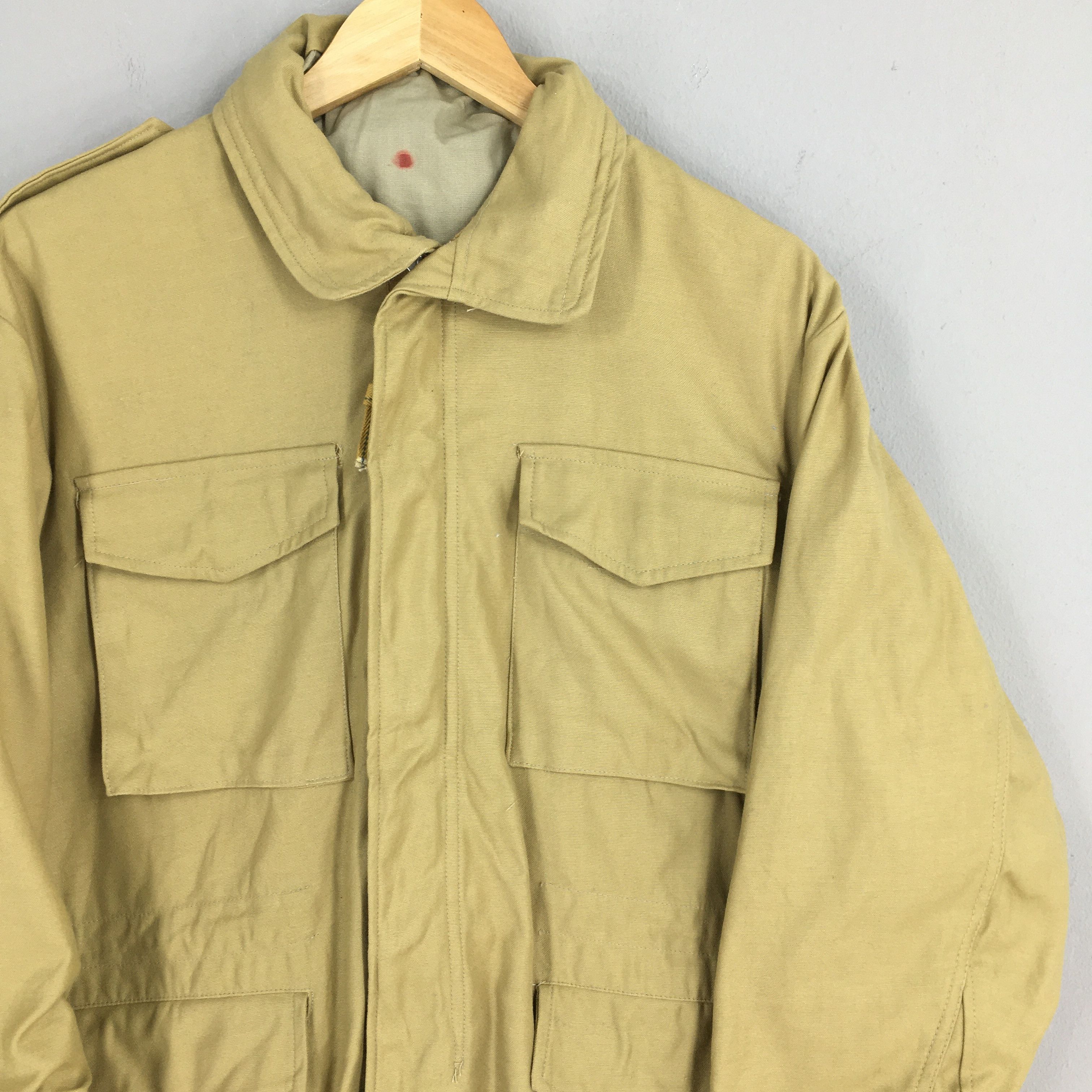 Vintage Vintage M-65 Army Tactical Cargo Tan Jacket Medium Size US M / EU 48-50 / 2 - 2 Thumbnail