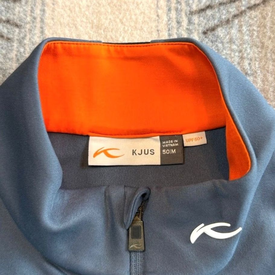 KJUS KJUS Vest Mens Medium Gray Golf Full Zip UPF 50+ Performance Sleeveless EU 54 P Size US M / EU 48-50 / 2 - 3 Thumbnail