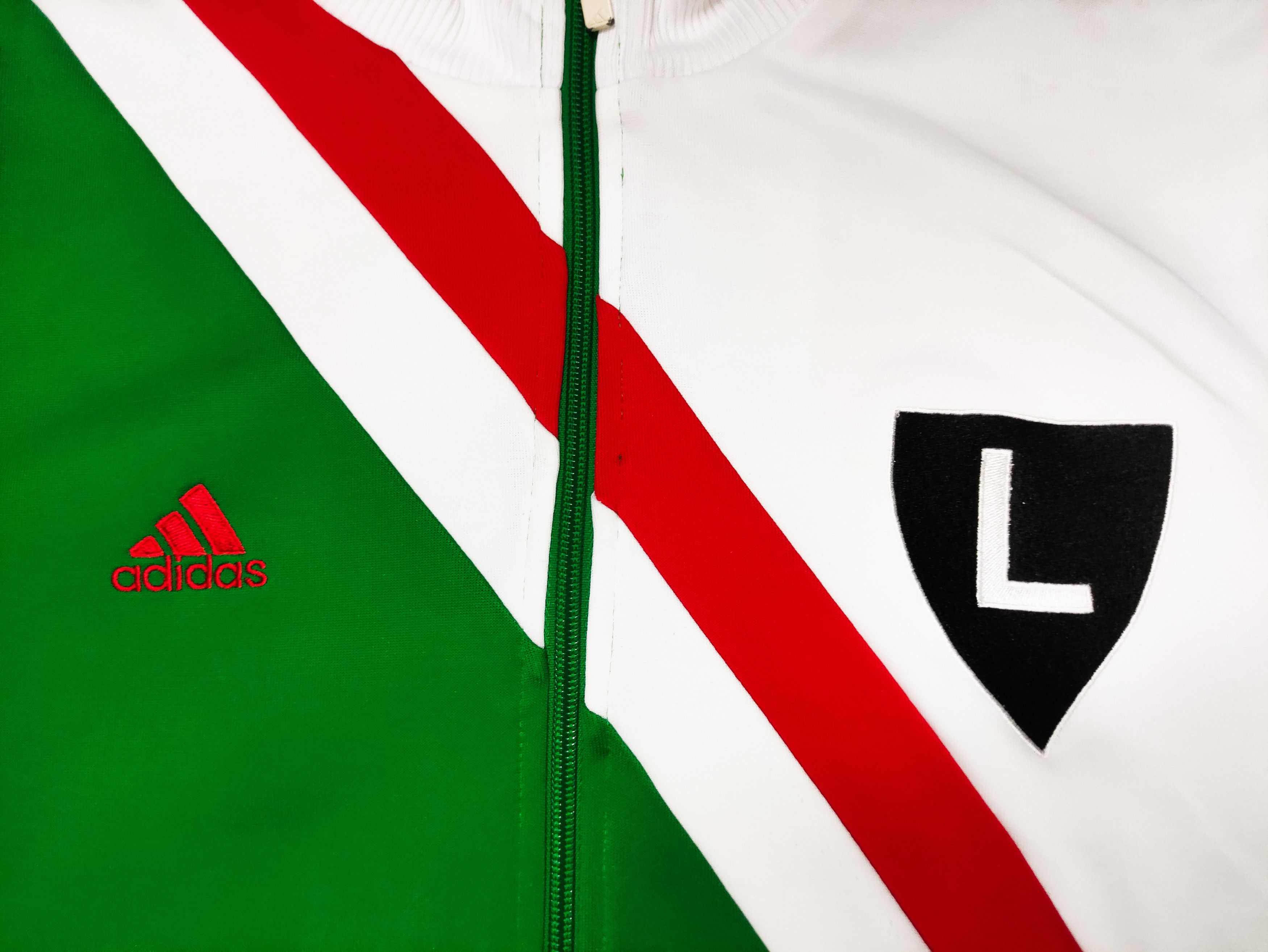 Adidas Legia Warszawa 2008 2009 Adidas Vintage Jacket Warsaw Poland Size US M / EU 48-50 / 2 - 12 Thumbnail