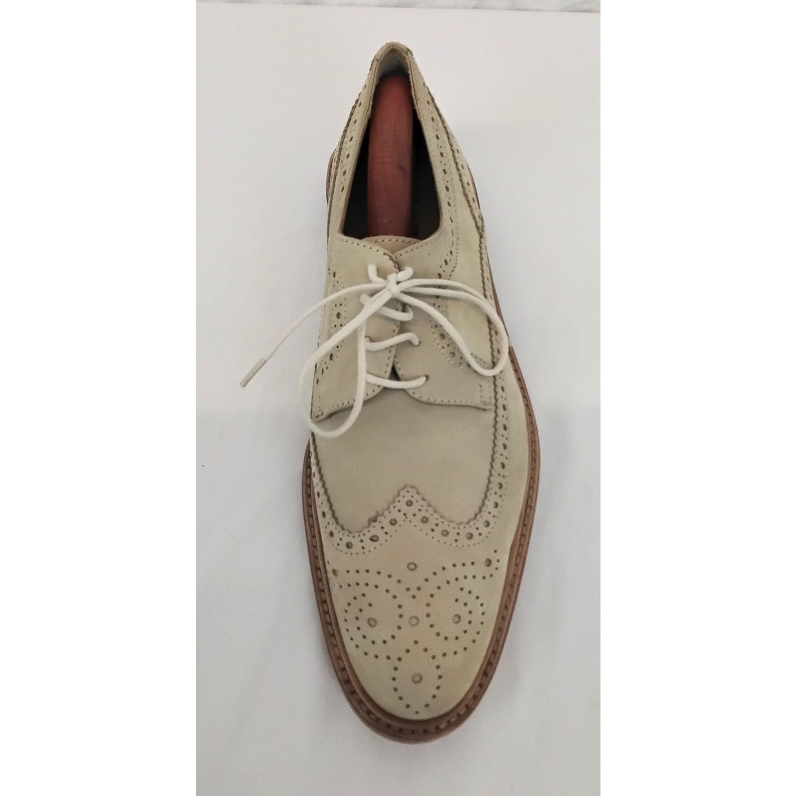 Nordstrom John W. Nordstrom Lucas Dress Shoes Men's Size 9M Sand Suede Size US 9 / EU 42 - 15 Thumbnail