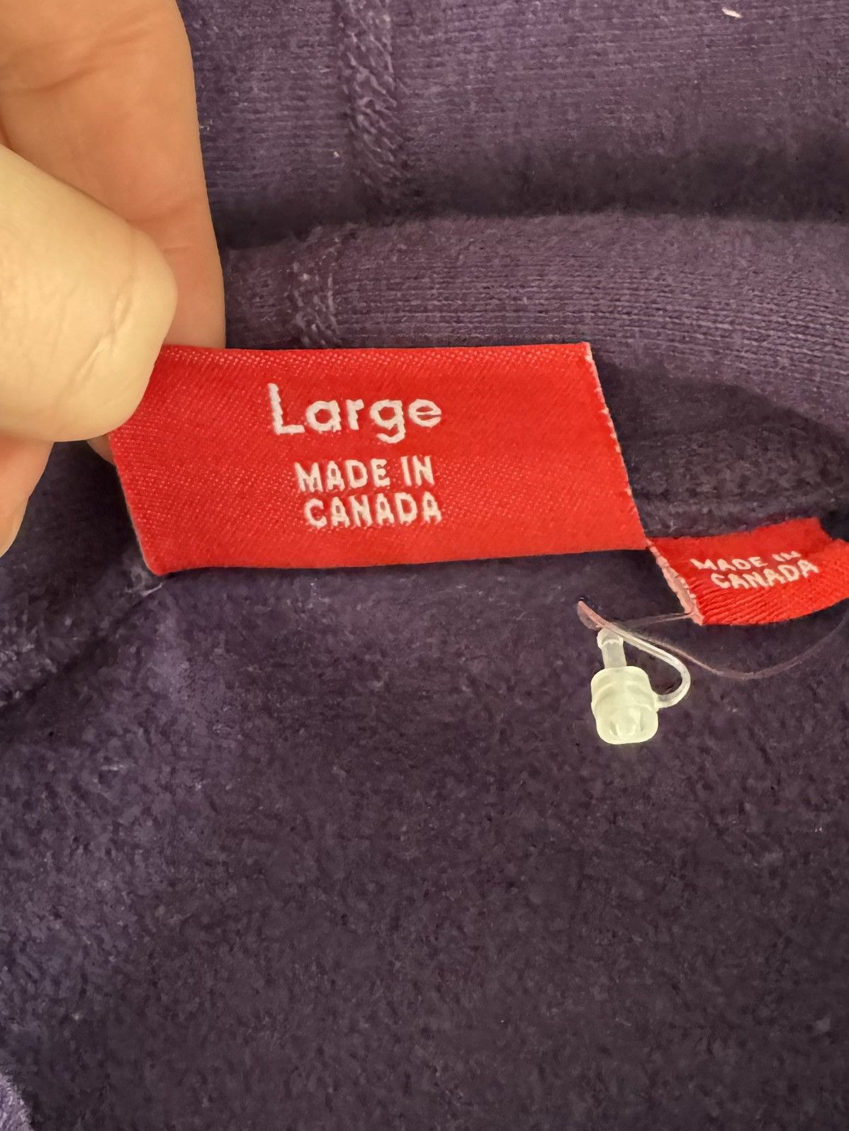 Supreme Supreme Purple Box Logo Hoodie 2002 Size US L / EU 52-54 / 3 - 5 Thumbnail