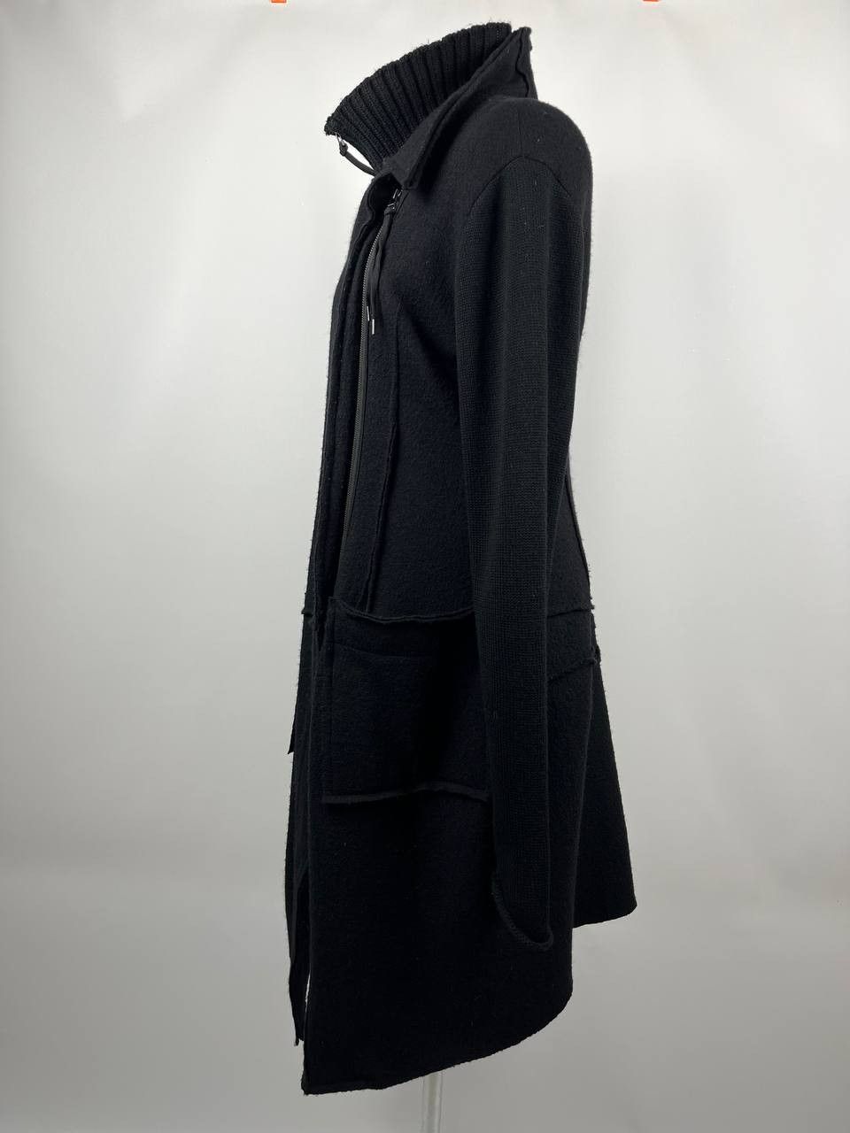 Rundholz Rundholz Black Label 100% Wool Long Zip Coat Jacket Women's Size M / US 6-8 / IT 42-44 - 4 Thumbnail