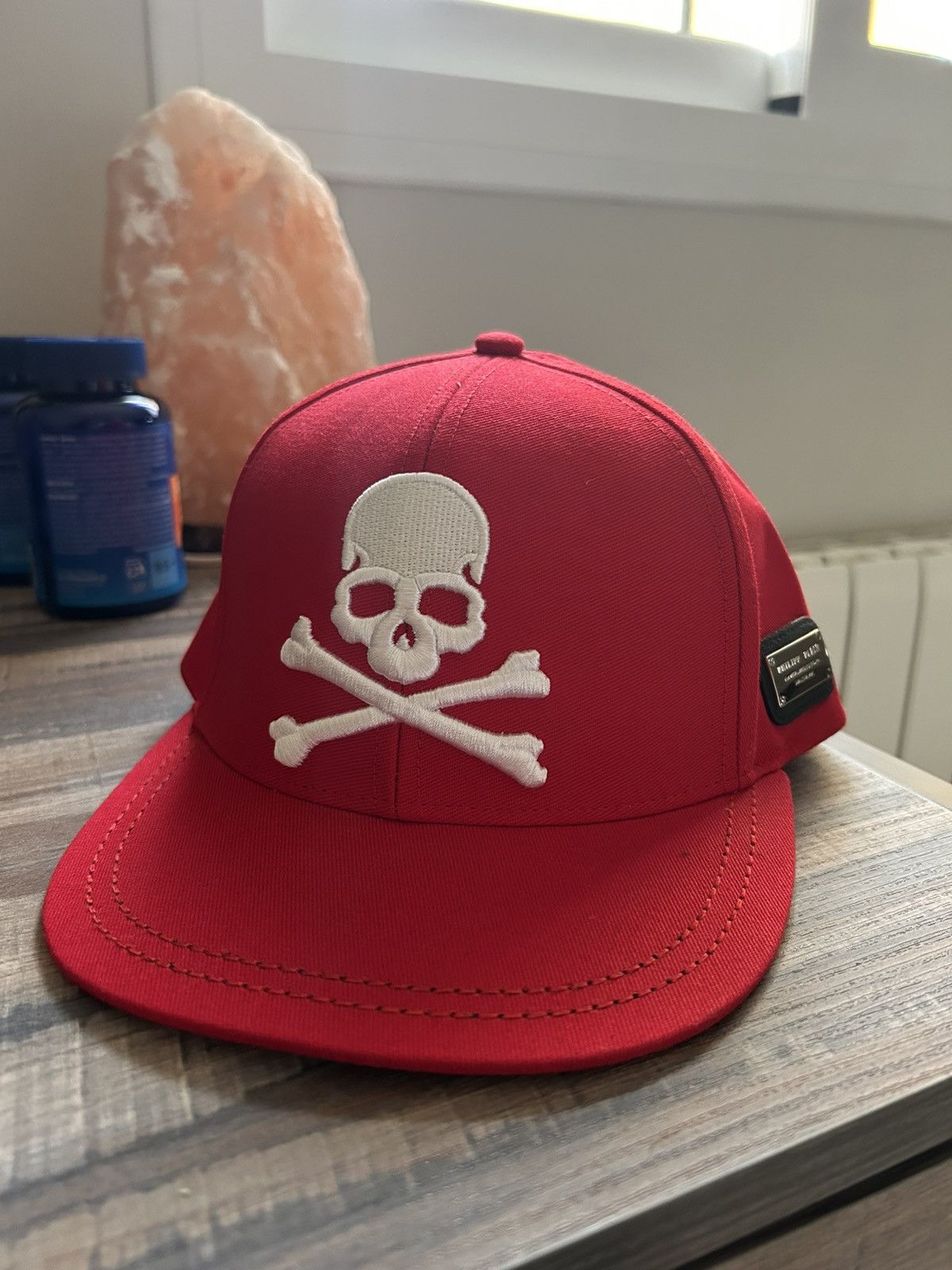 Philipp Plein Philip Plein Red Skull Hat Size ONE SIZE - 1 Thumbnail