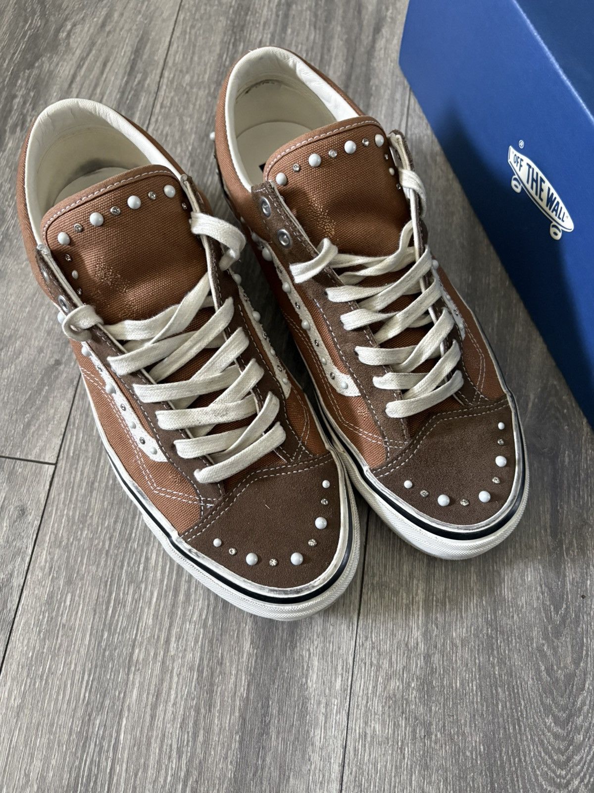 Vans Vans brown pearlized sneakers Size US 13 / EU 46 - 4 Thumbnail