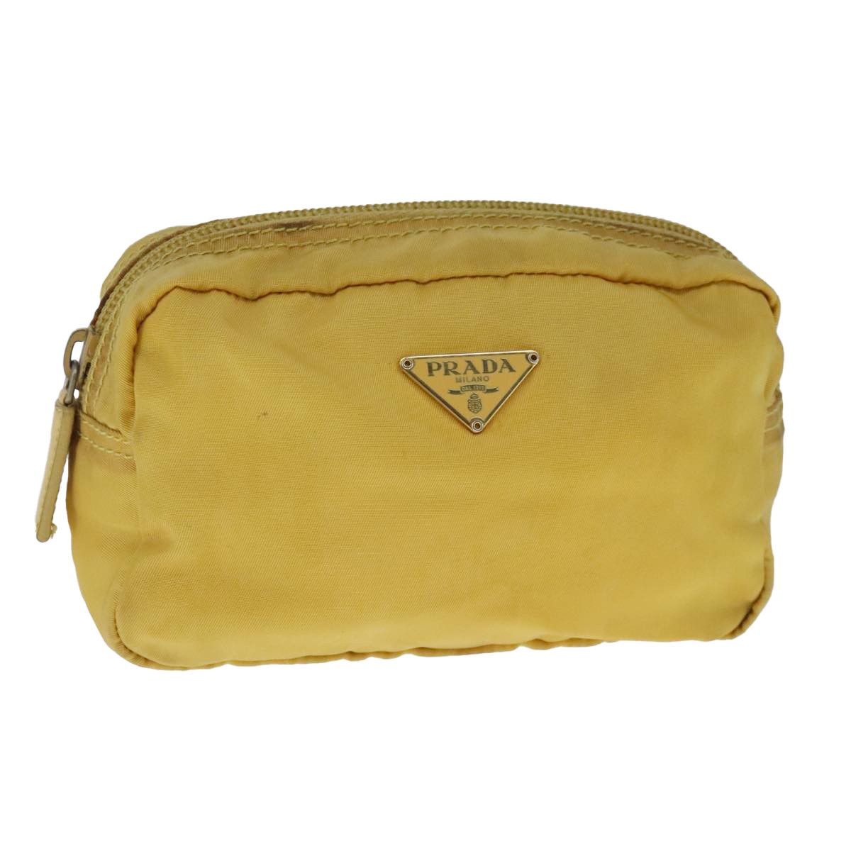 Prada Yellow Synthetic Clutch Bag (Pre-Owned) Size ONE SIZE - 1 Thumbnail