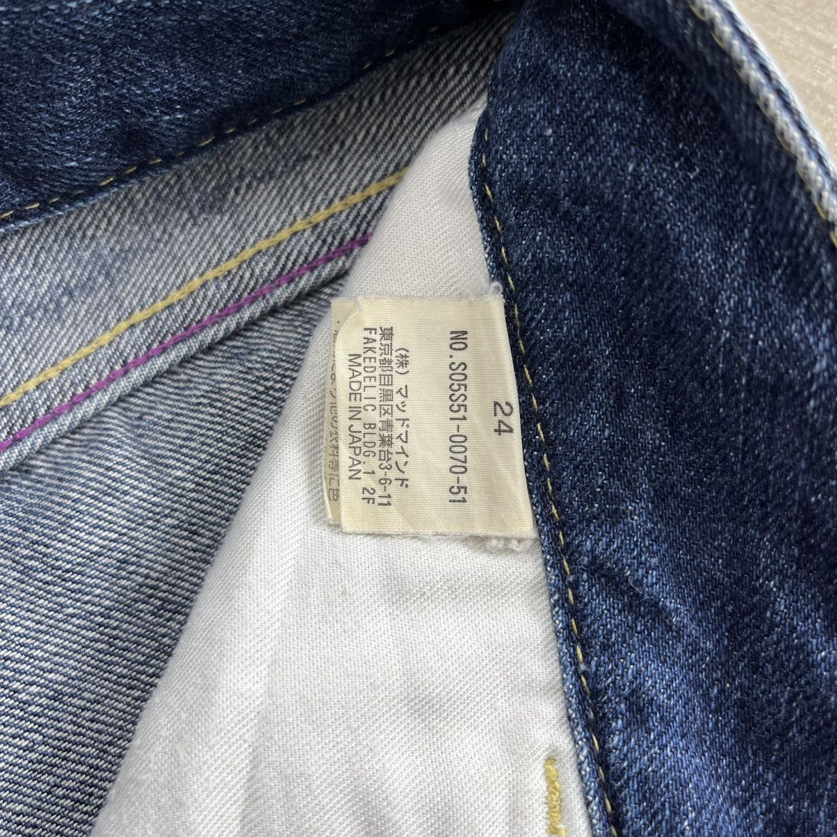 Japanese Brand 2000s Sly Japan Clawmark Distressed Punk Bootcut Flare Jeans Size US 26 / EU 42 - 12 Thumbnail