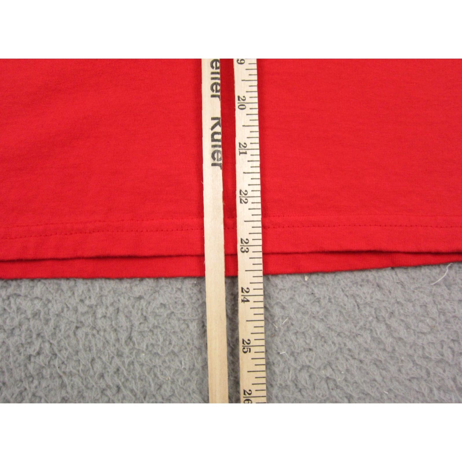 Lee VINTAGE Lee Shirt Womens Small Red Mens 90s Blank Heavyweight Cotton Casual Shirt S Red 80s 90s School Womens Size S / US 4 / IT 40 - 7 Thumbnail