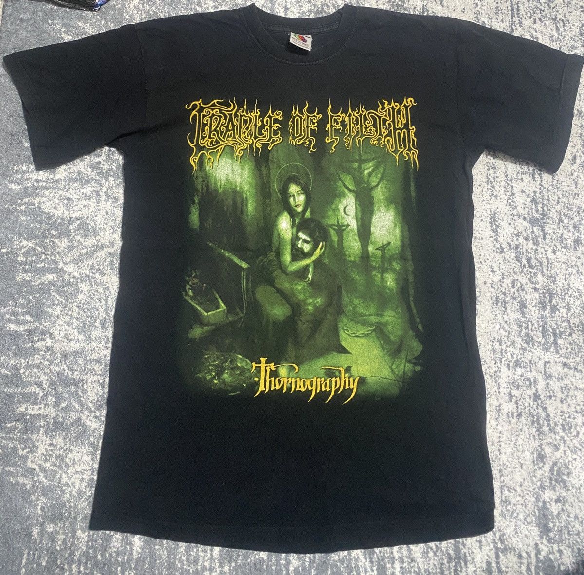 Band Tees Cradle of Fllth Thornography Album Shirt Size US S / EU 44-46 / 1 - 1 Thumbnail