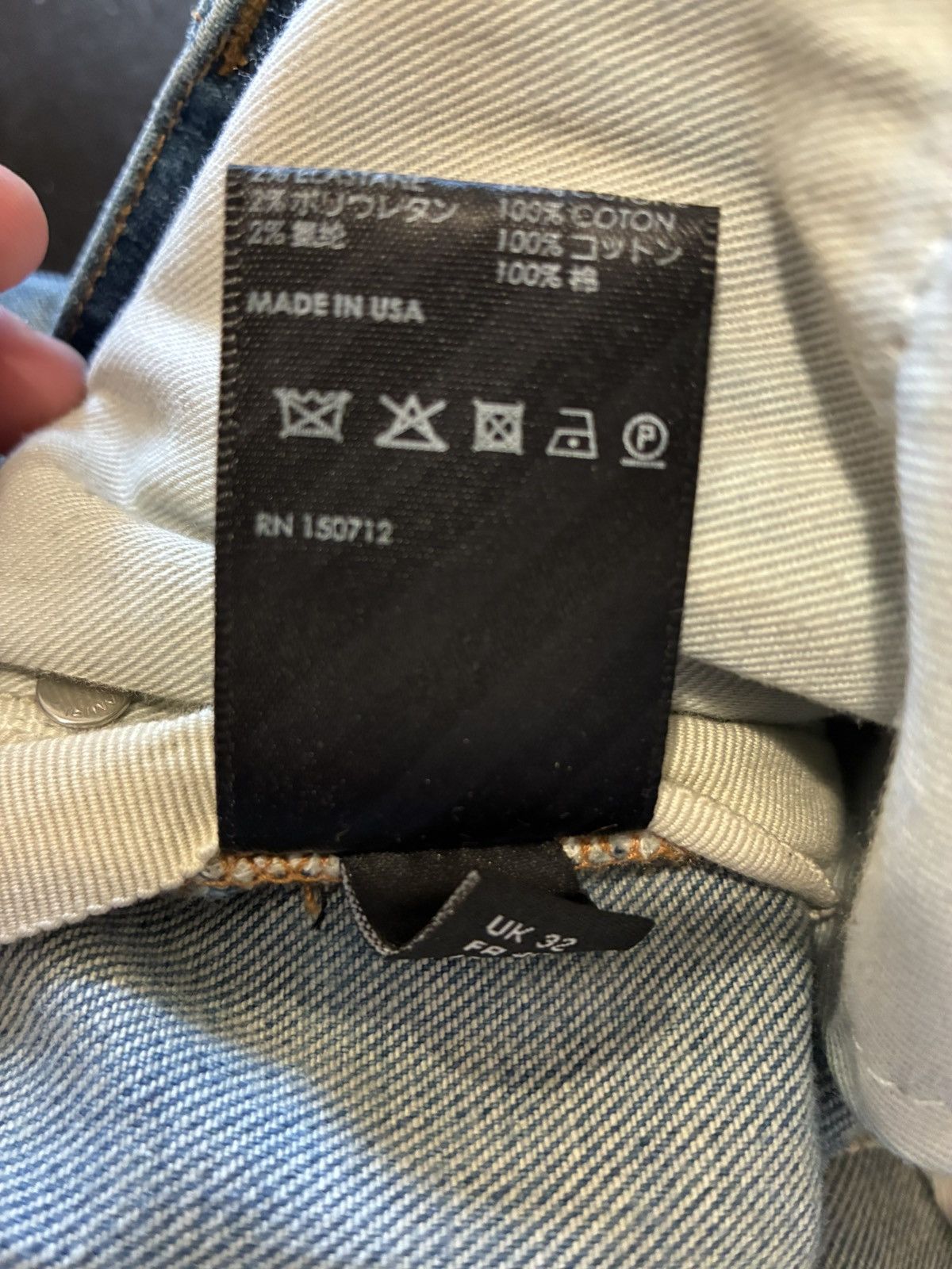 Amiri Amiri MX1 Black Patch Size US 32 / EU 48 - 6 Thumbnail