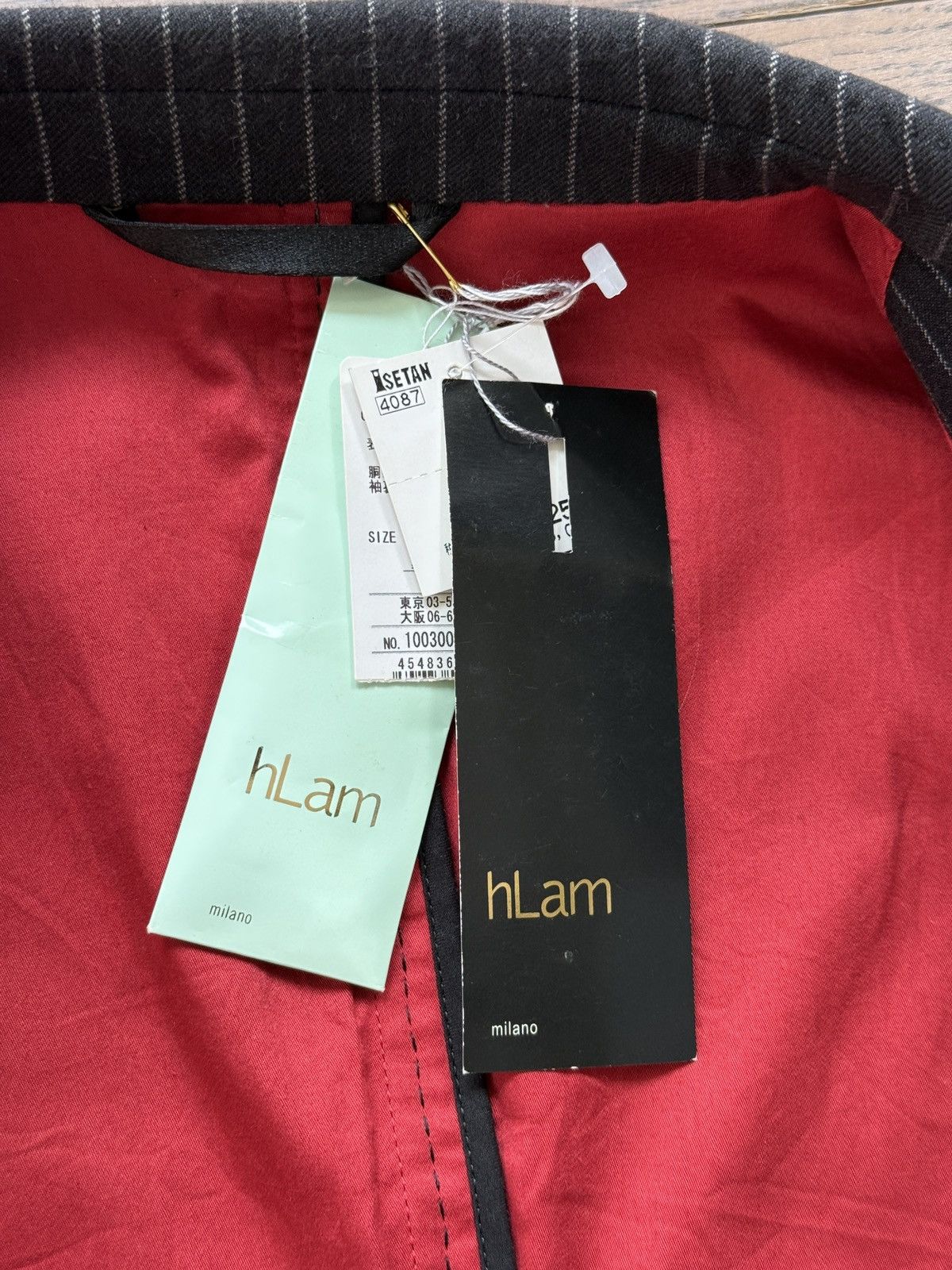Other hLAM Milano Japanese Edition Mens Stripe Blazer Jacket S Size US S / EU 44-46 / 1 - 18 Thumbnail