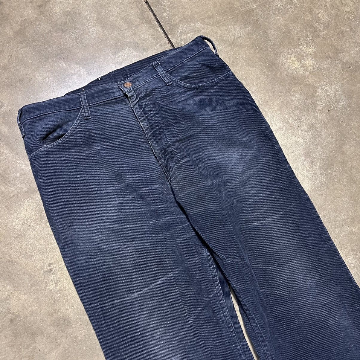JCPenney Vintage 70s Plain Pockets Flare Boot Cut Corduroy Pants USA Size US 36 / EU 52 - 2 Thumbnail